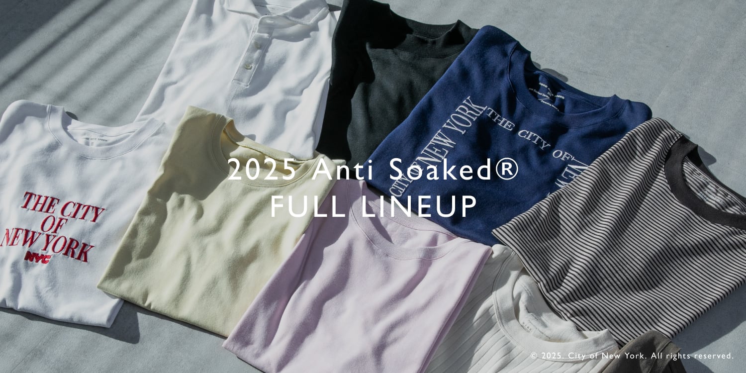 シャンソニエ NANO シリーズ 組み合わせ自由 100袋 ナノ・ユニバース定番アイテム「Anti Soaked®」2025春夏コレクション