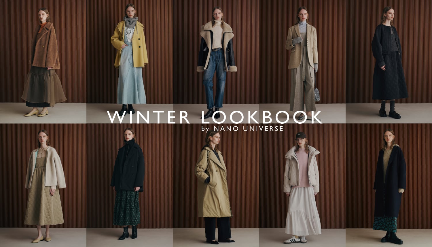 WINTER LOOKBOOK for women 掲載アイテム｜ナノ・ユニバース公式通販サイト｜NANO universe