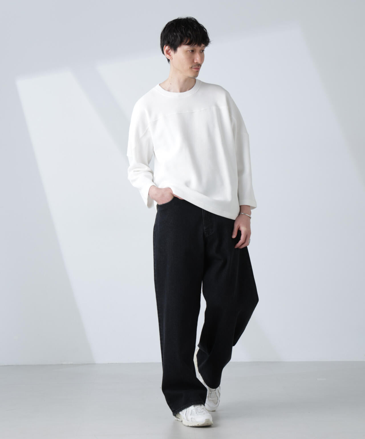 変形ハニカムジャガードフットボールTシャツ 6685123221