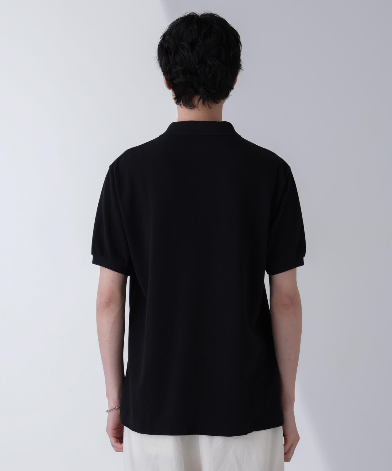 SCYE/Cotton Pique Henley Neck Shirt 6704124017