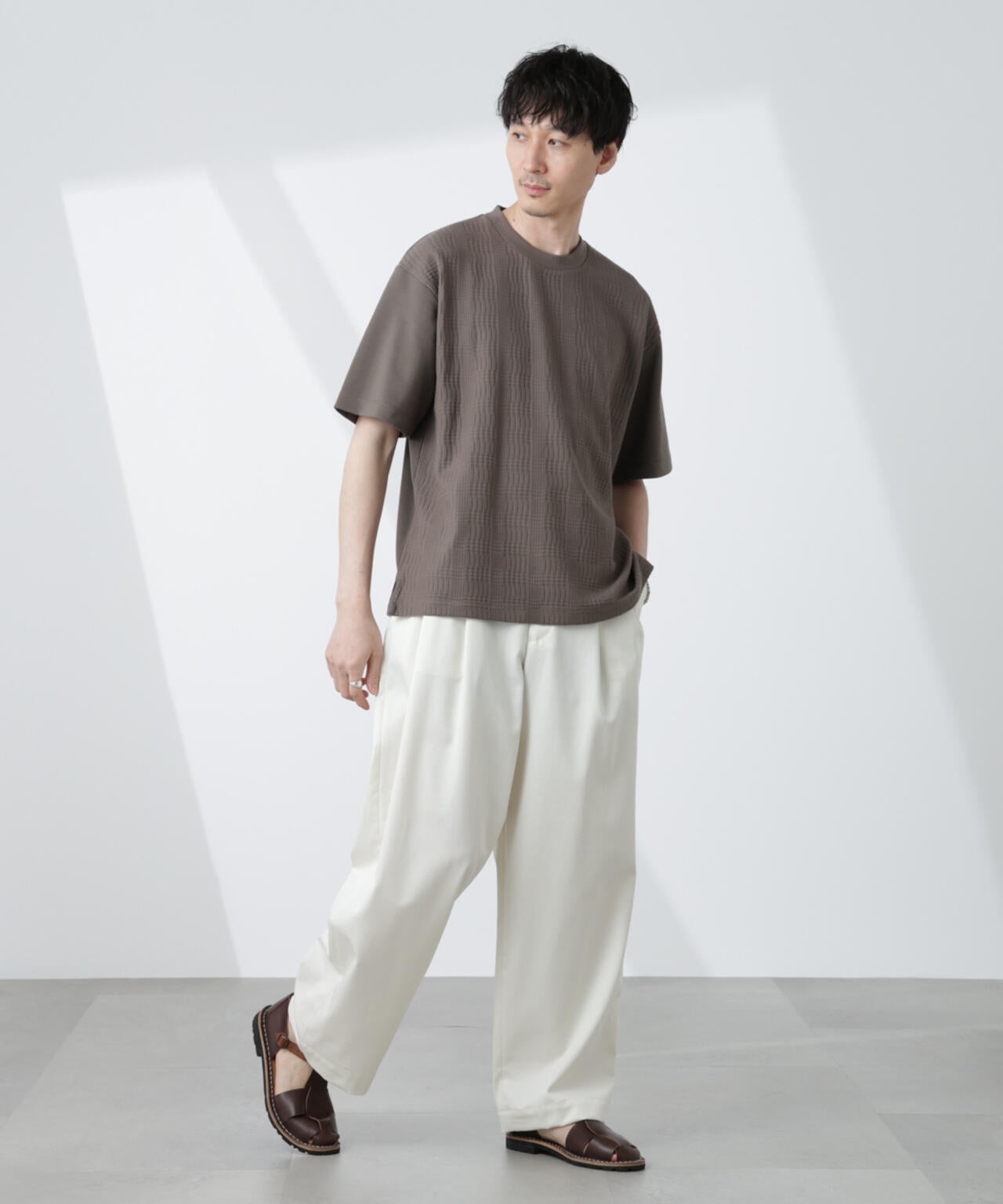 リンクスジャガードコンビTシャツ 6725124228
