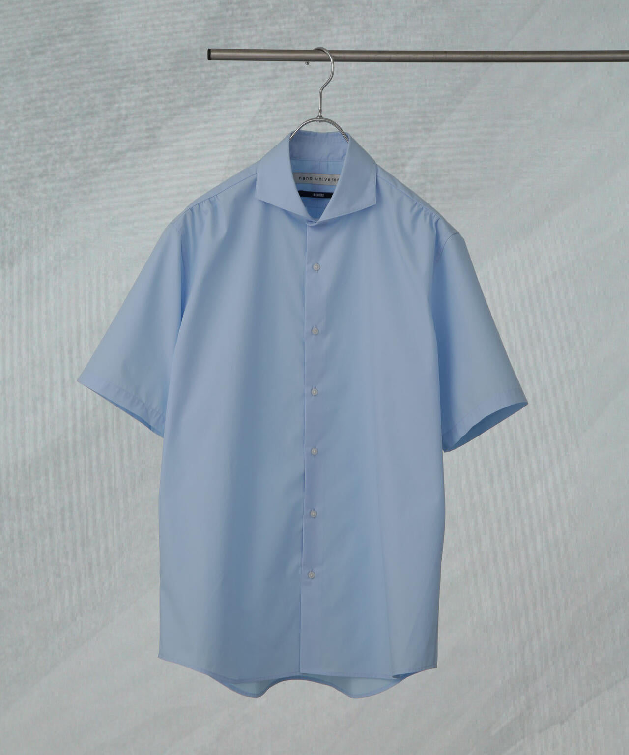 「N shirt」Anti Soaked(R)汗染み防止ホリゾンタルカラーシャツ半袖 6685121231