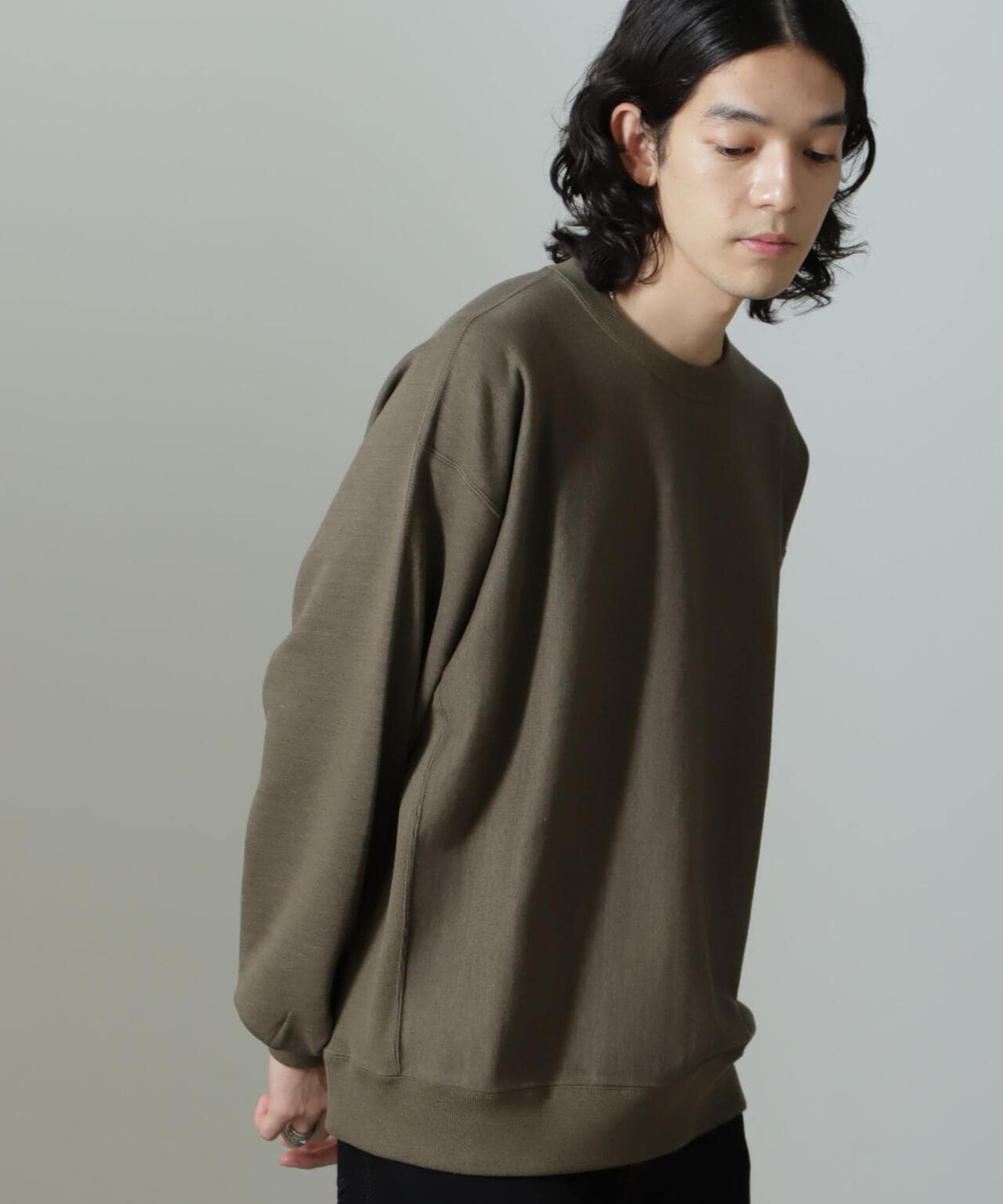 ULTERIOR/FADED SILKY TERRY RW SWEAT SH 6704223051