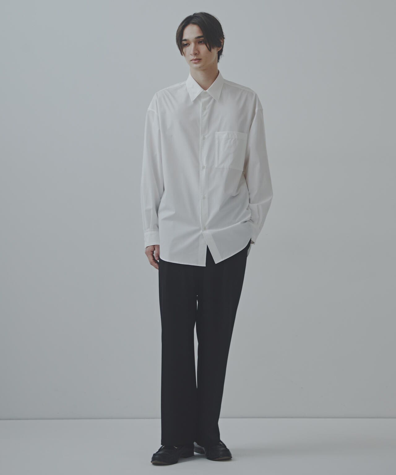 「Commonuse」SOLOTEX リラクシングプレーンシャツ 6684220215
