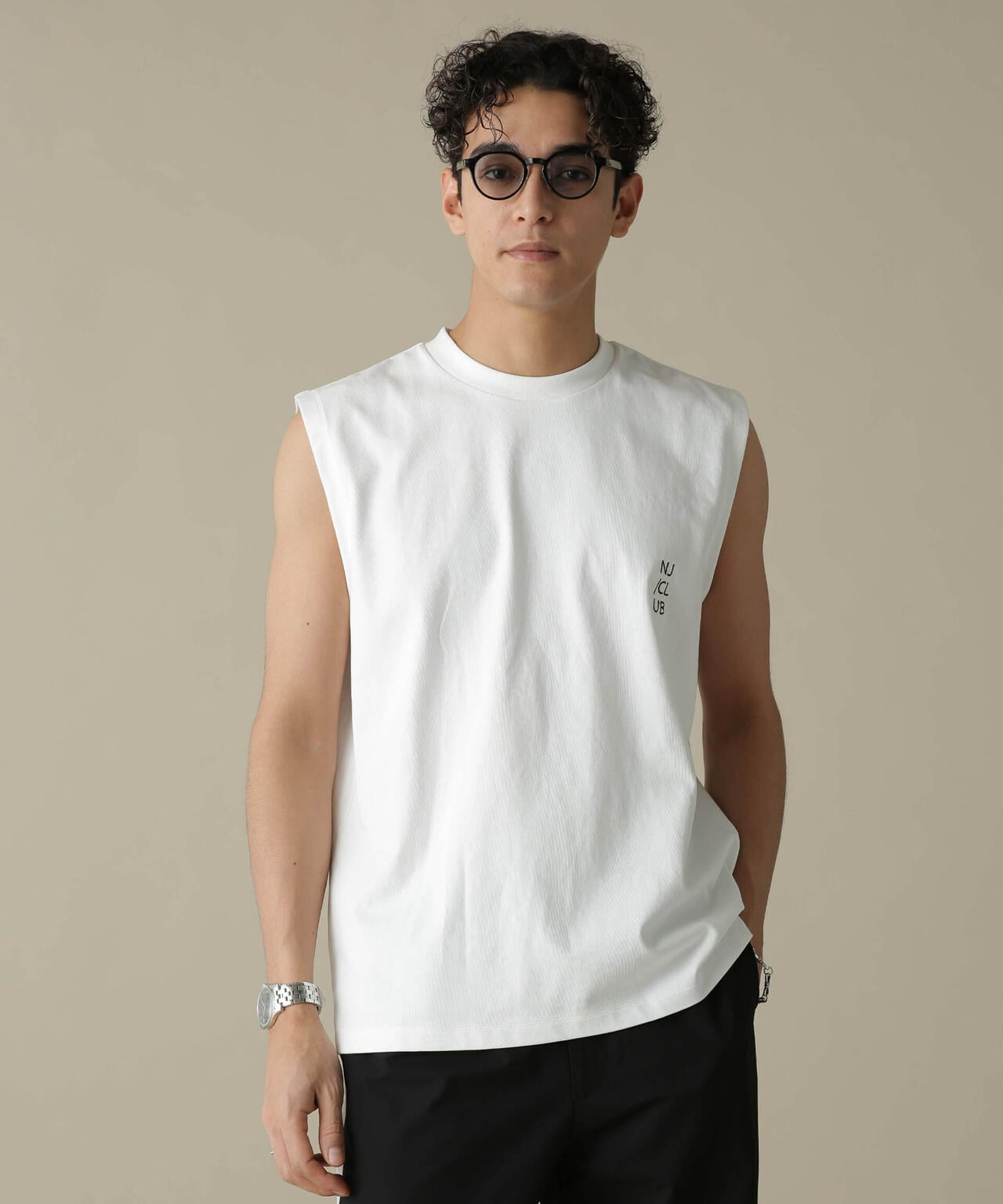 「NJ/CLUB」PARKSTOCK ベーシックタンクトップ 6684124224