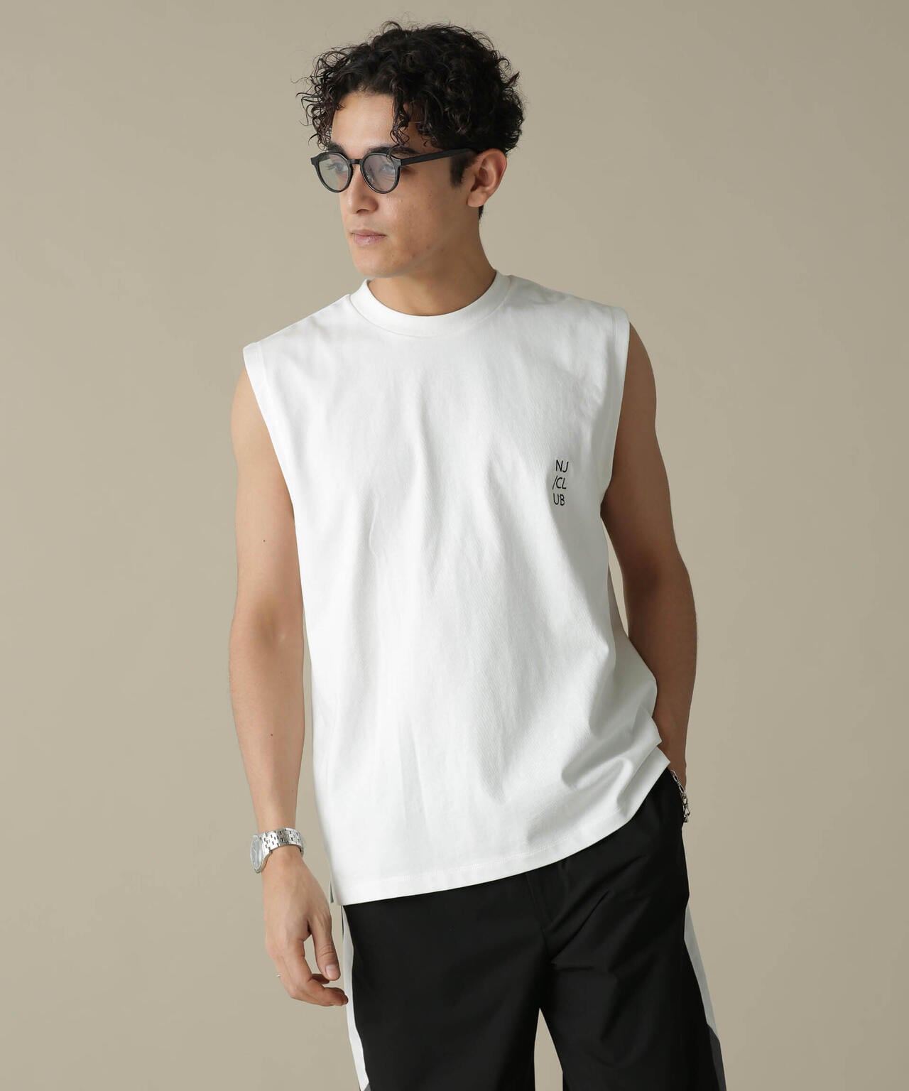 「NJ/CLUB」PARKSTOCK ベーシックタンクトップ 6684124224