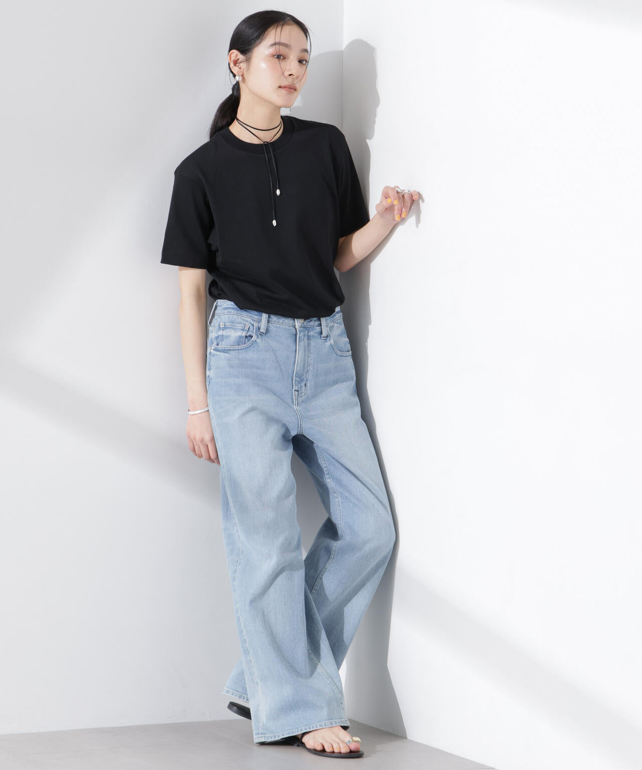 Hanes/1P T-SHIRTS KURO クルーネックTシャツ 6715124012