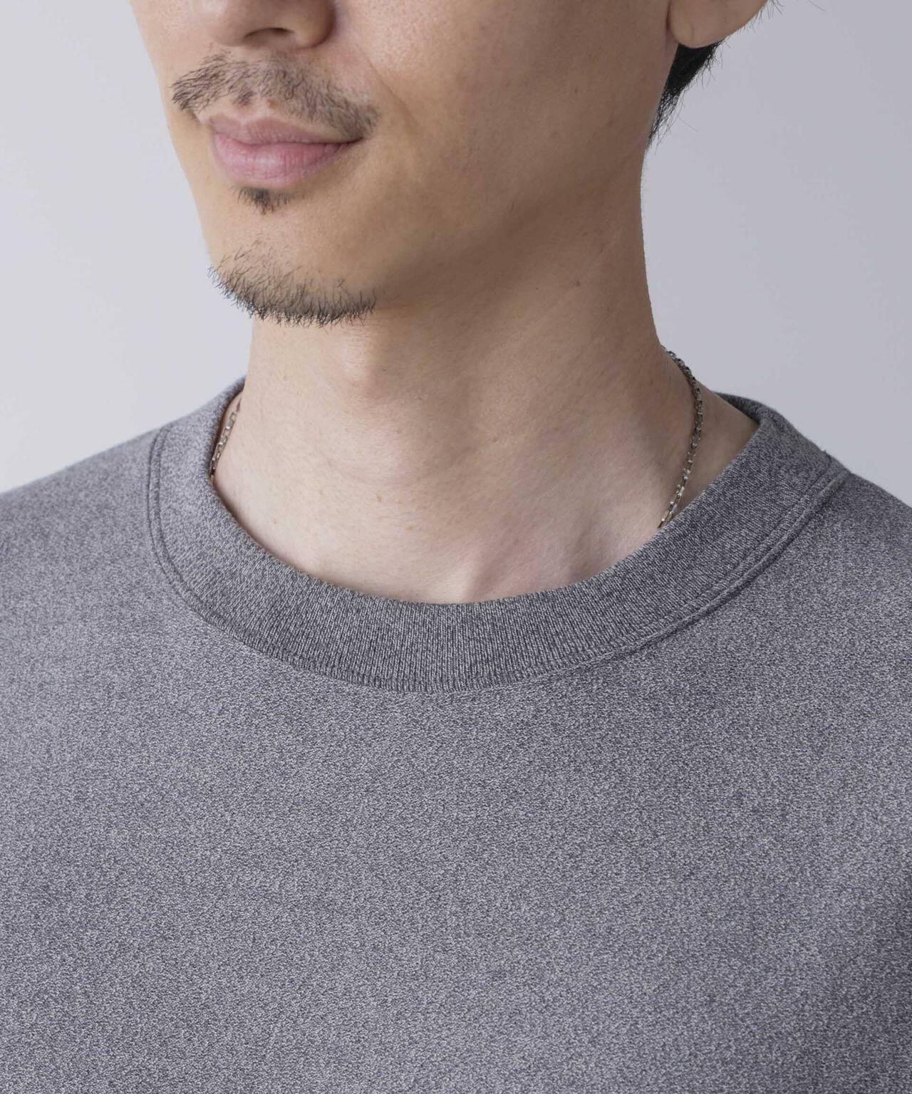 カットジョーゼットクルーネックTシャツ 6684224211