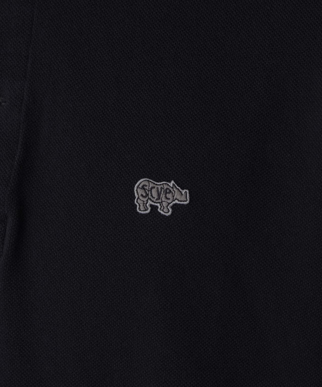 SCYE/Cotton Pique Henley Neck Shirt 6704124017