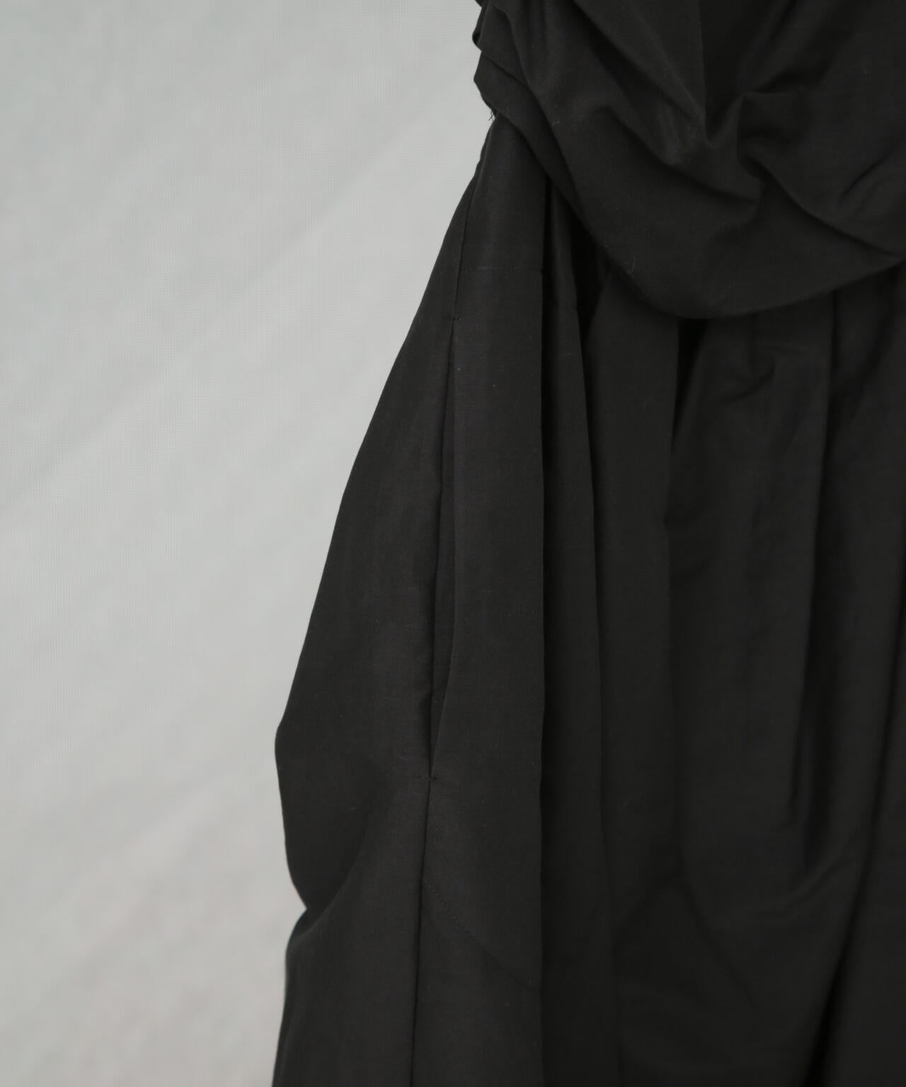 ANTHEM A/COTTON SILK DRAPE BUSTLE DRESS 6715119049