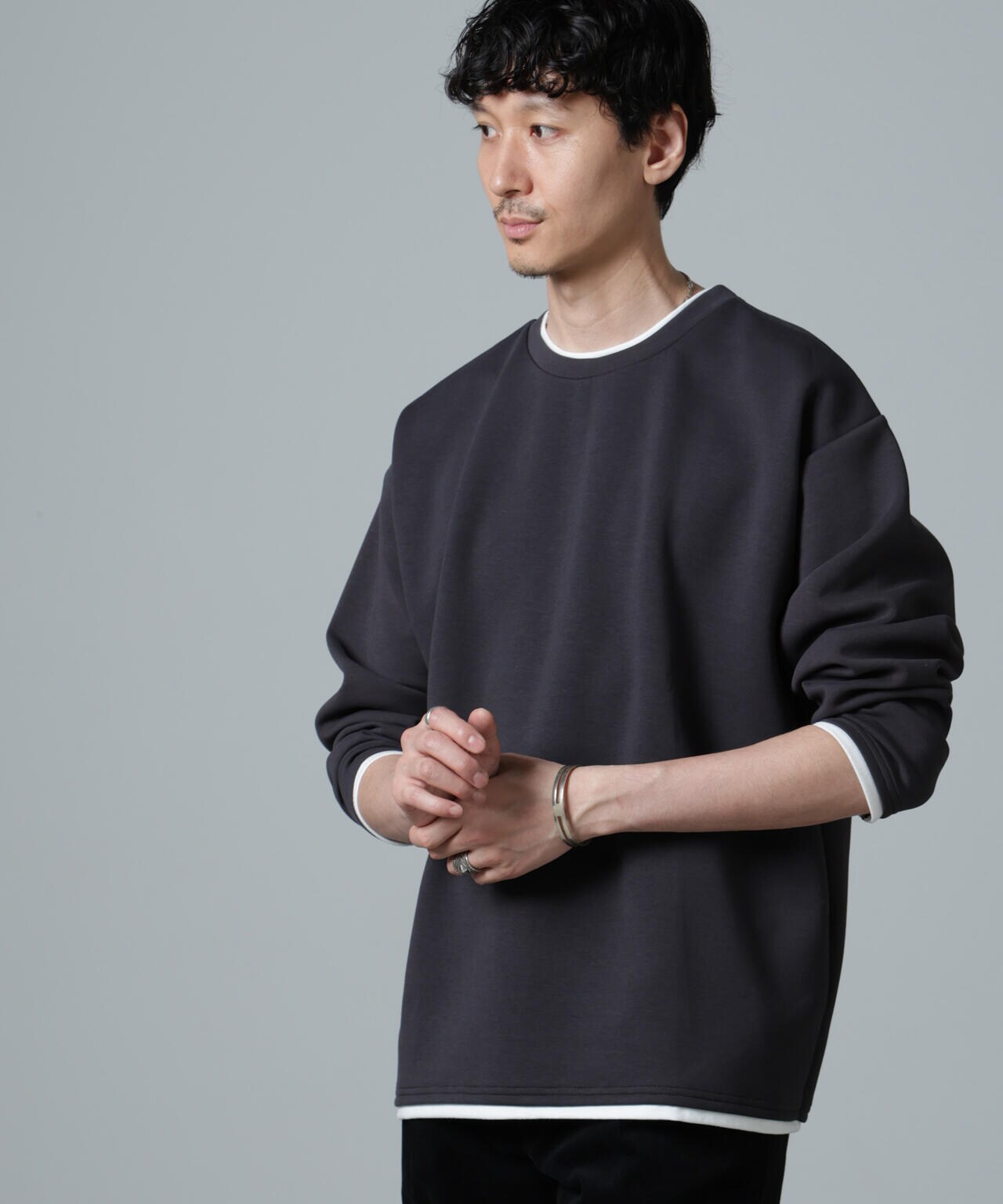 ハンドステッチプルオーバー 長袖 6724223239