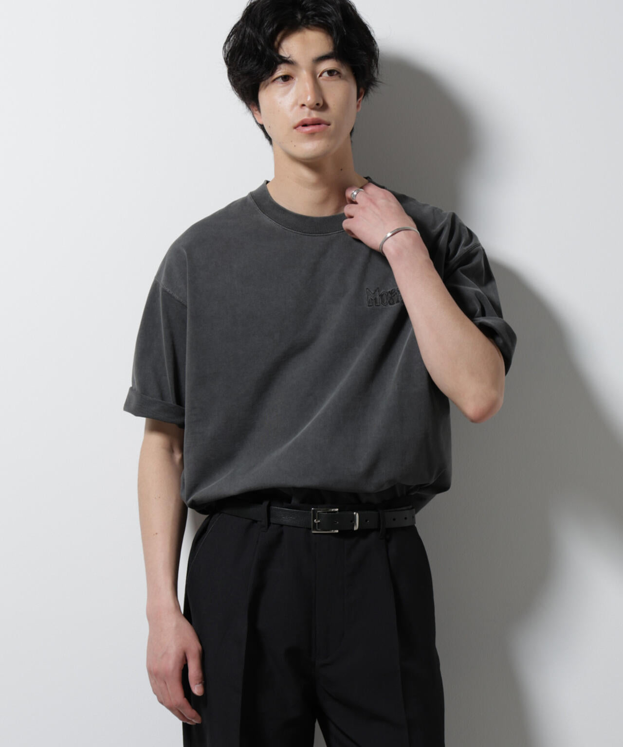 「MOFFISIE」オリジナル刺繍プリント Tシャツ 半袖 6725124243