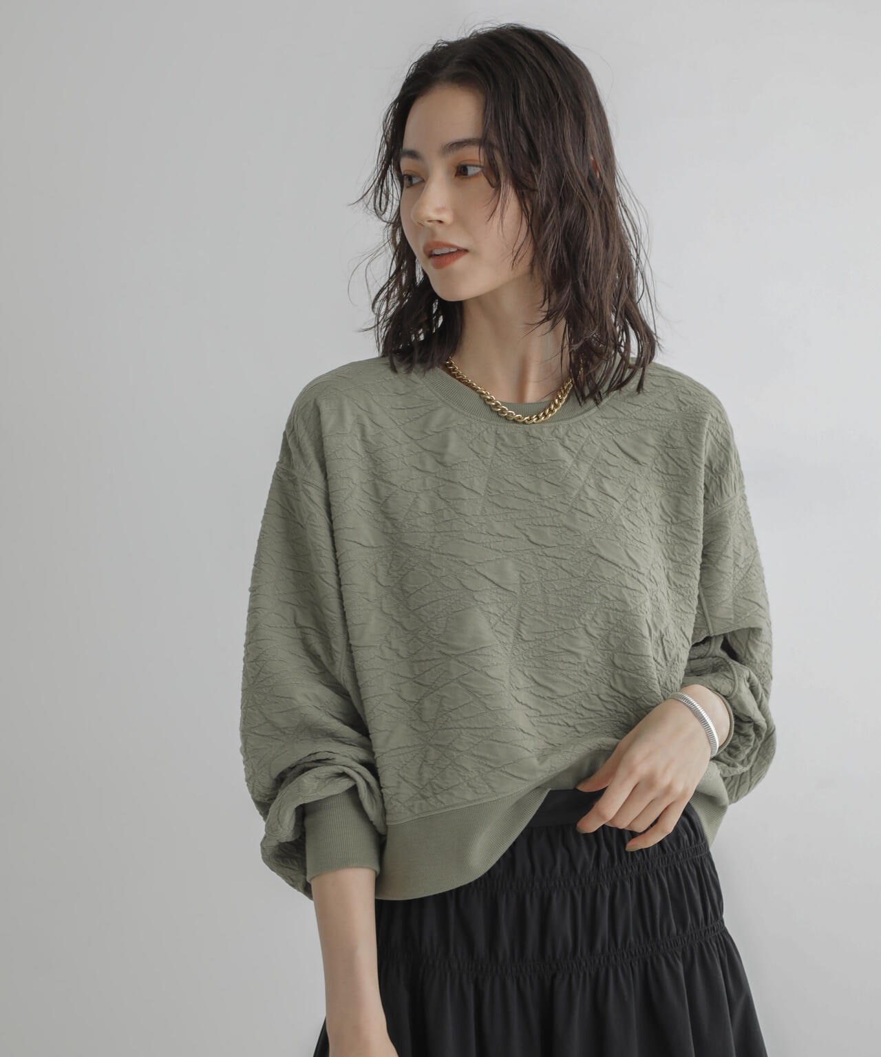 フクレジャガードカットトップス(セットアップ可) 6734123306