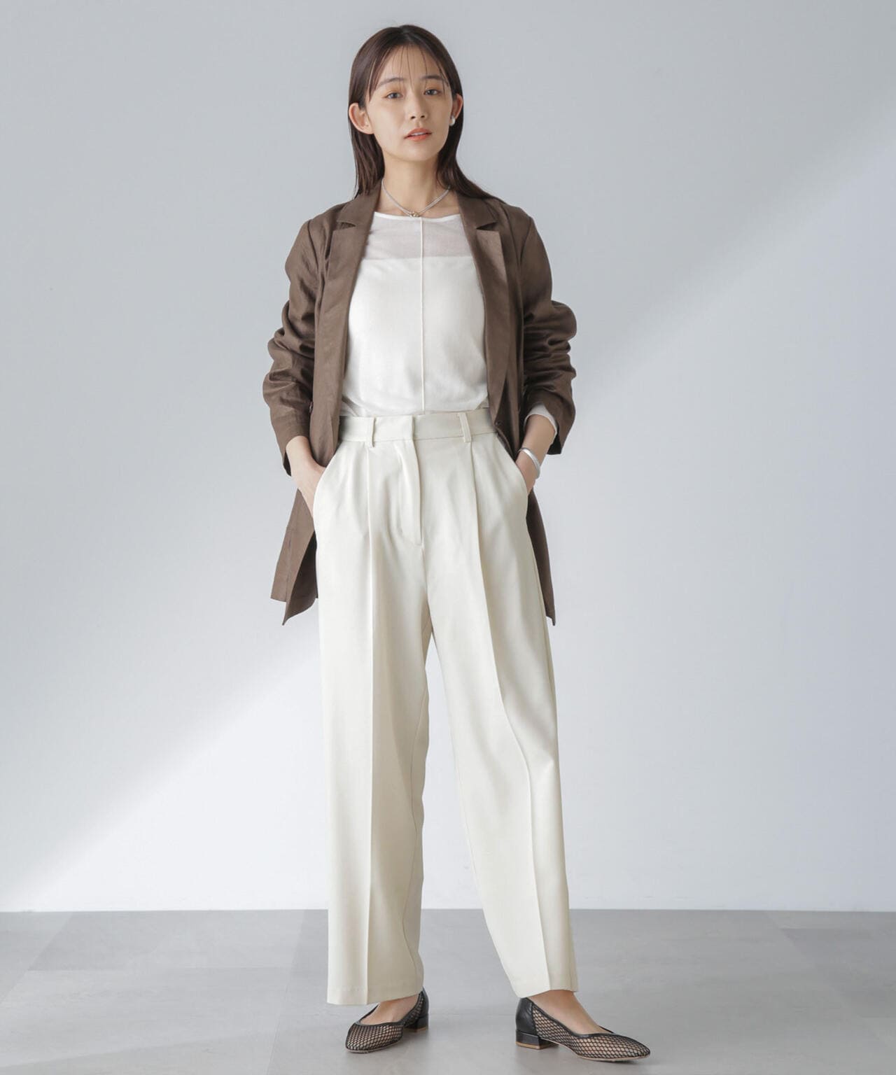 多機能素材スラックス(セットアップ可) 6734127313