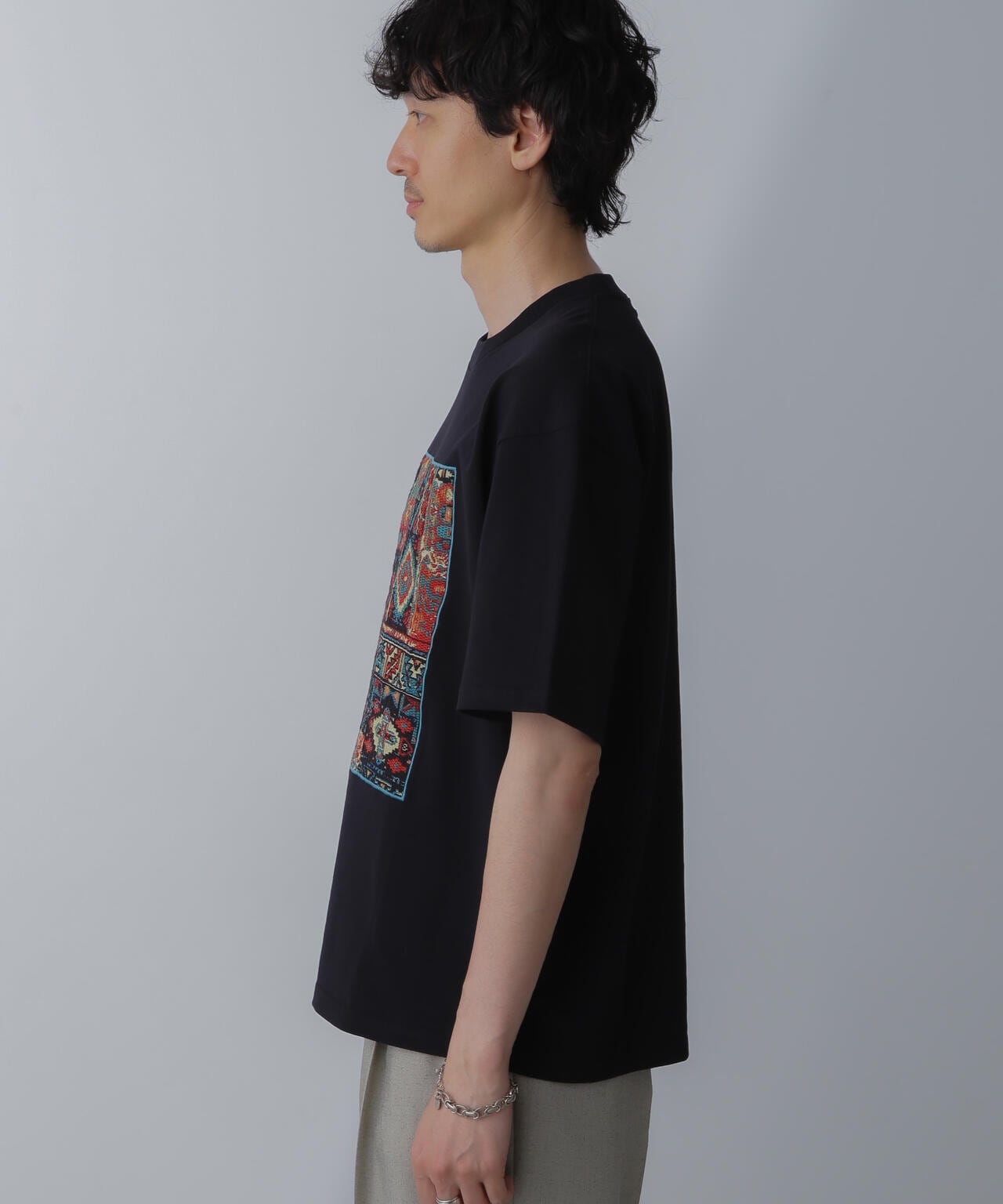フレームアートワイドTシャツ 半袖 6724124228
