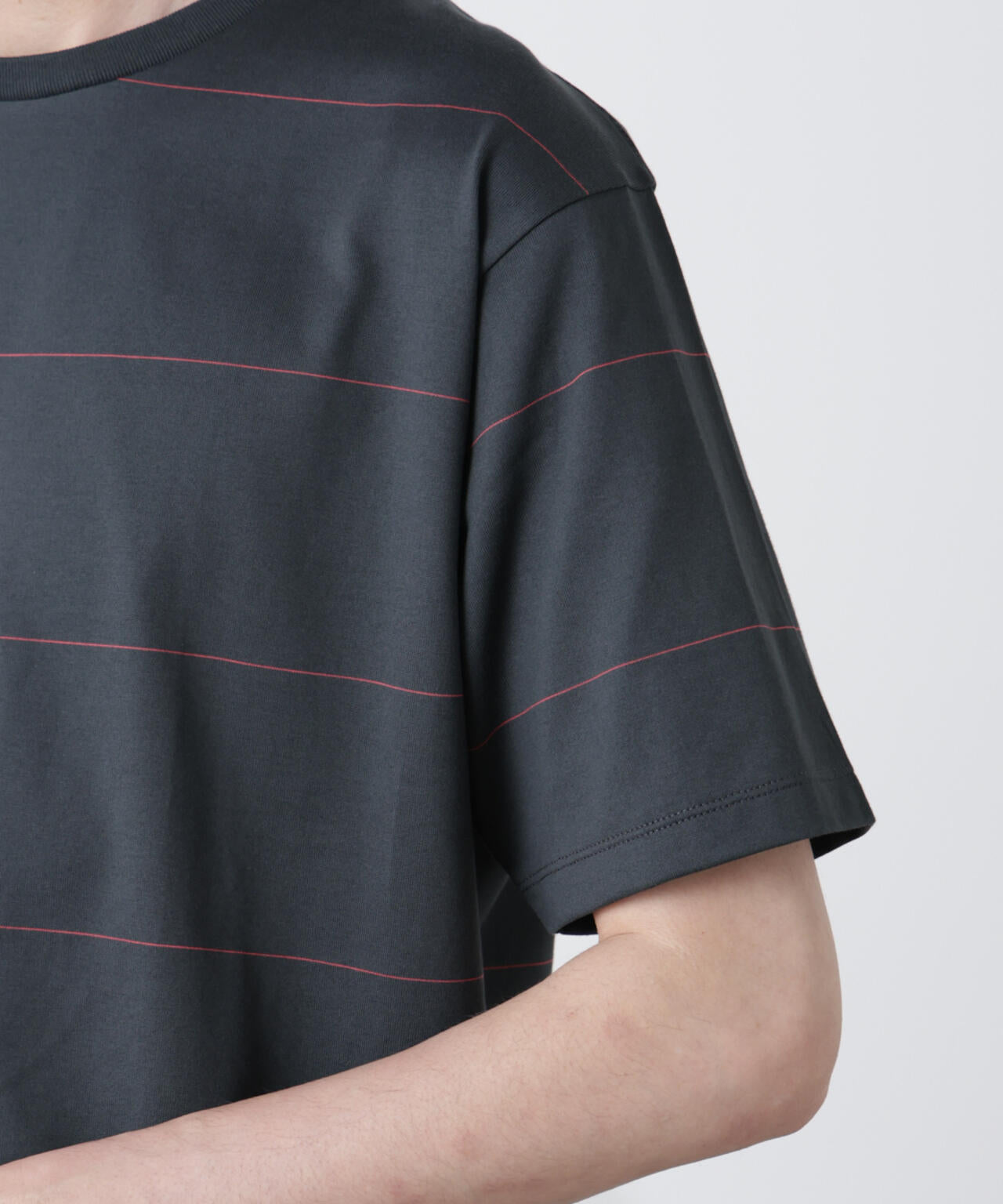 パネルボーダーTシャツ 半袖 6725124230