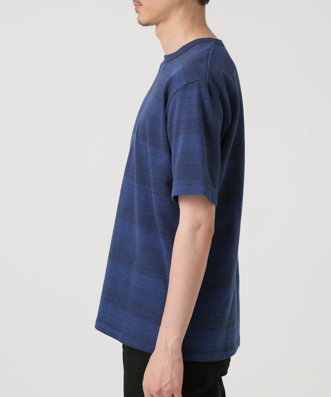 LB.03/メランジボーダークルーネックTシャツ 6683124232