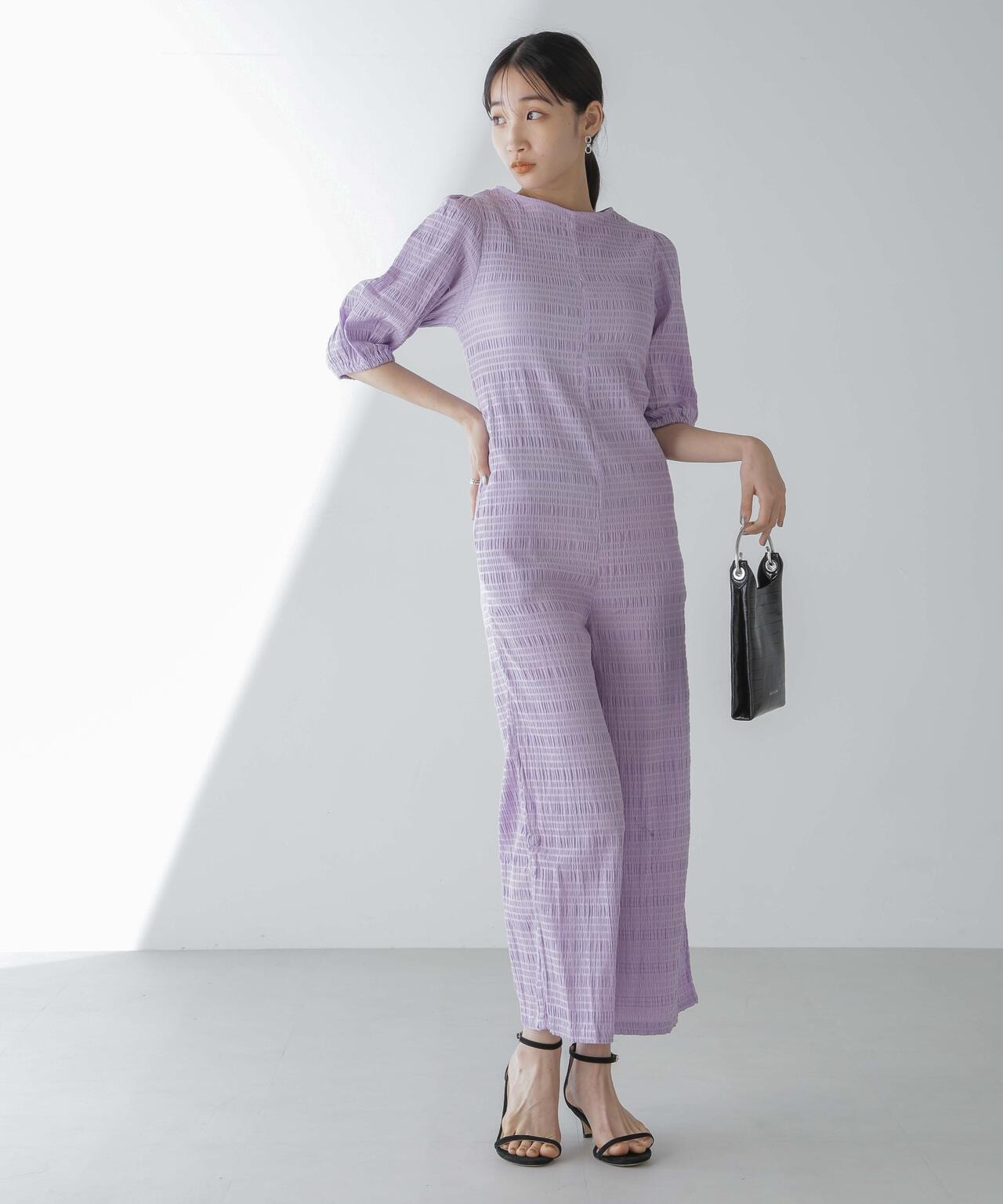 RITA ROW/Puffy sleeves jumpsuit 6714119047