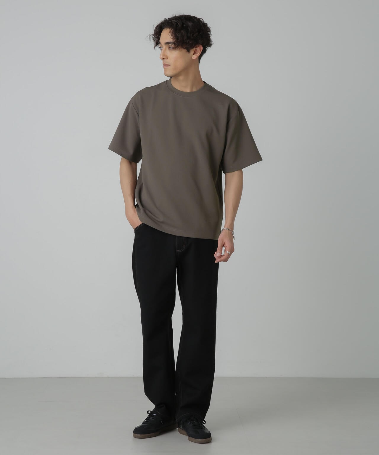 梨地ダンボールリラックスTシャツ(セットアップ可) 6724124230