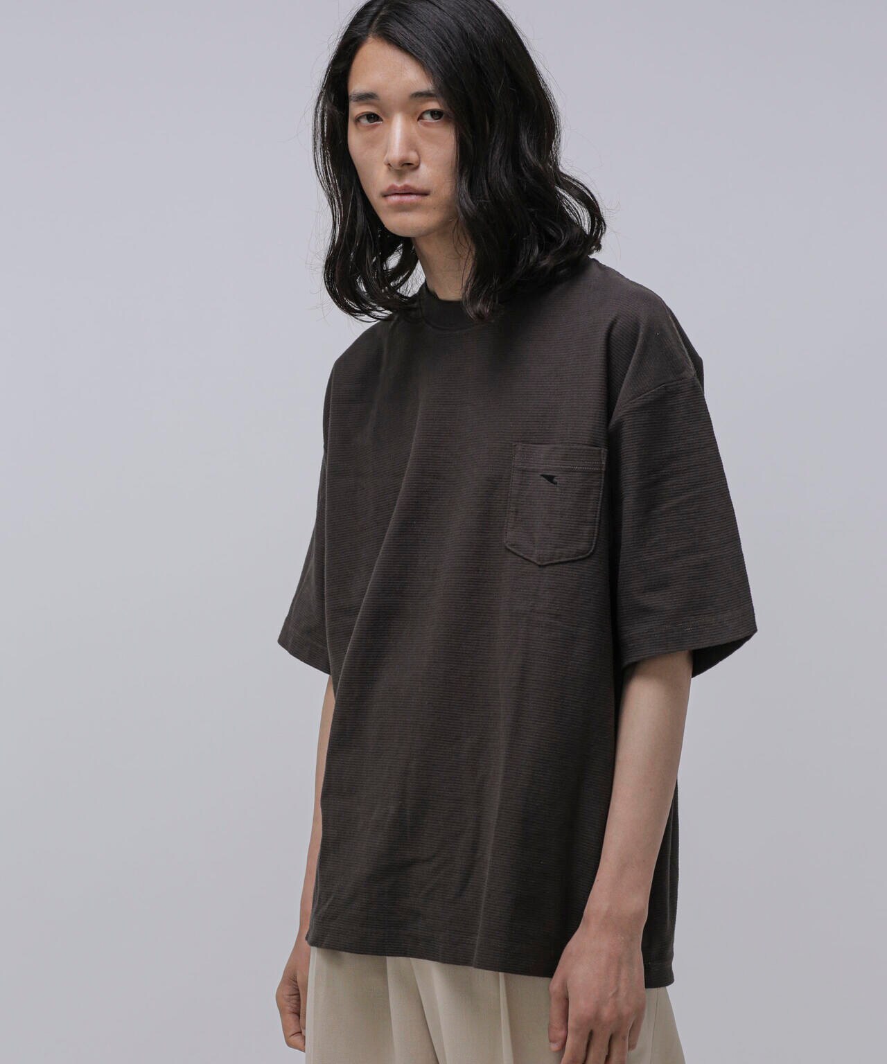 LB.04/タックボーダーポケットTシャツ 6723124264