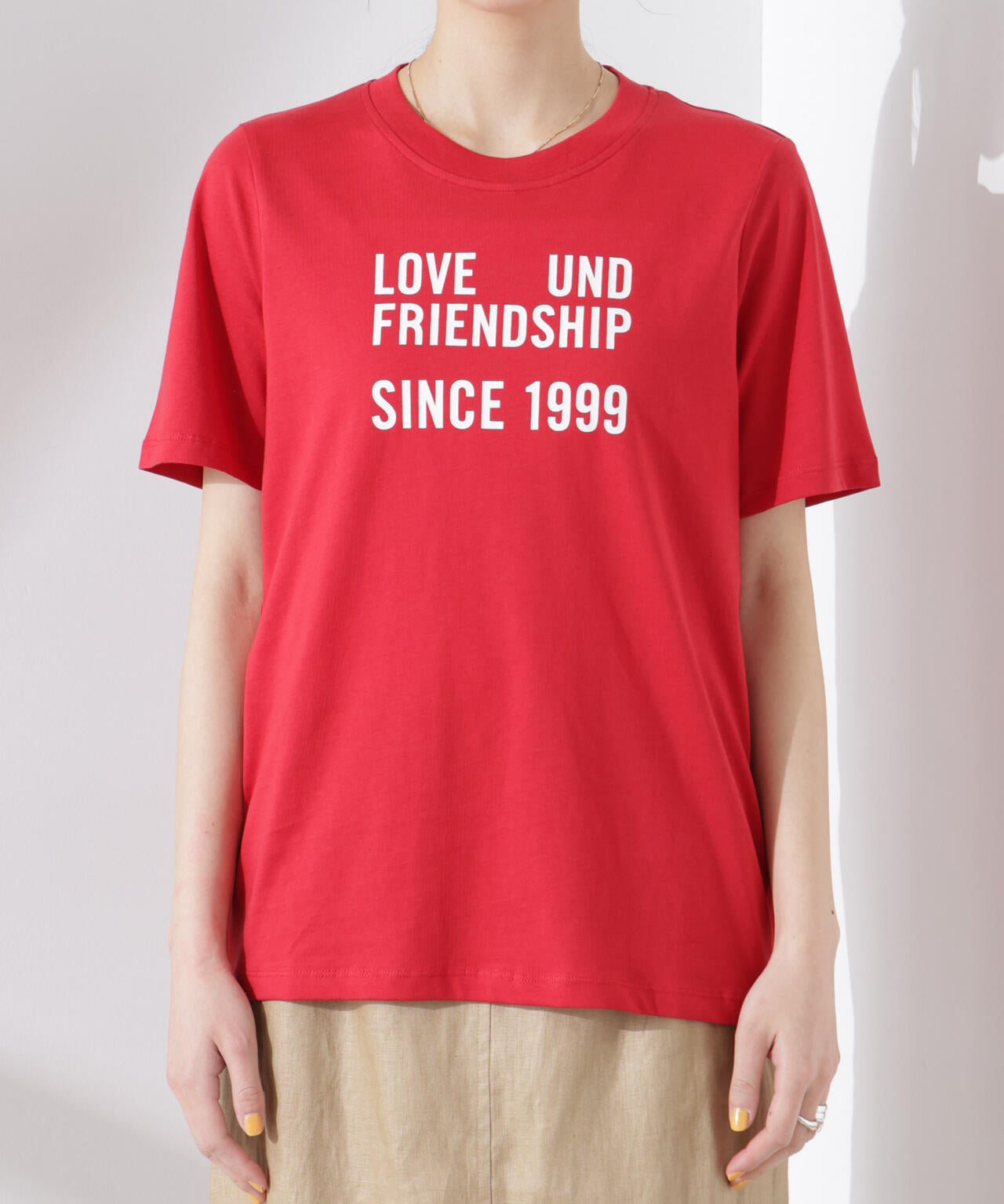 BAUM UND PFERDGARTEN/Organic Cotton jersey Tシャツ 6715124019