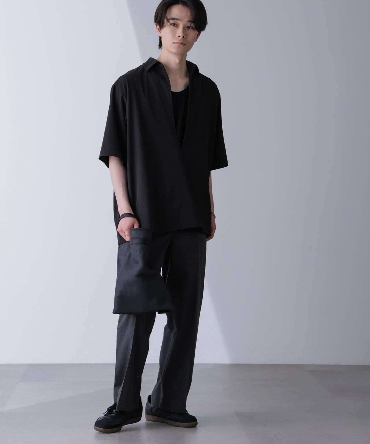 WEB限定/スキッパーPOシャツ 半袖 6724221205
