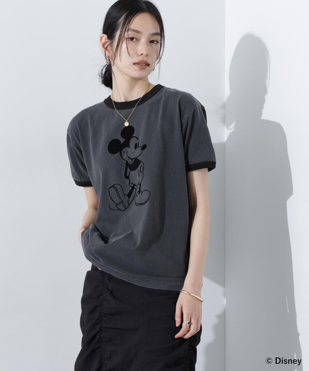 GOOD ROCK SPEED/【Disney】MICKEY MOUSE/リンガーT 6715124028
