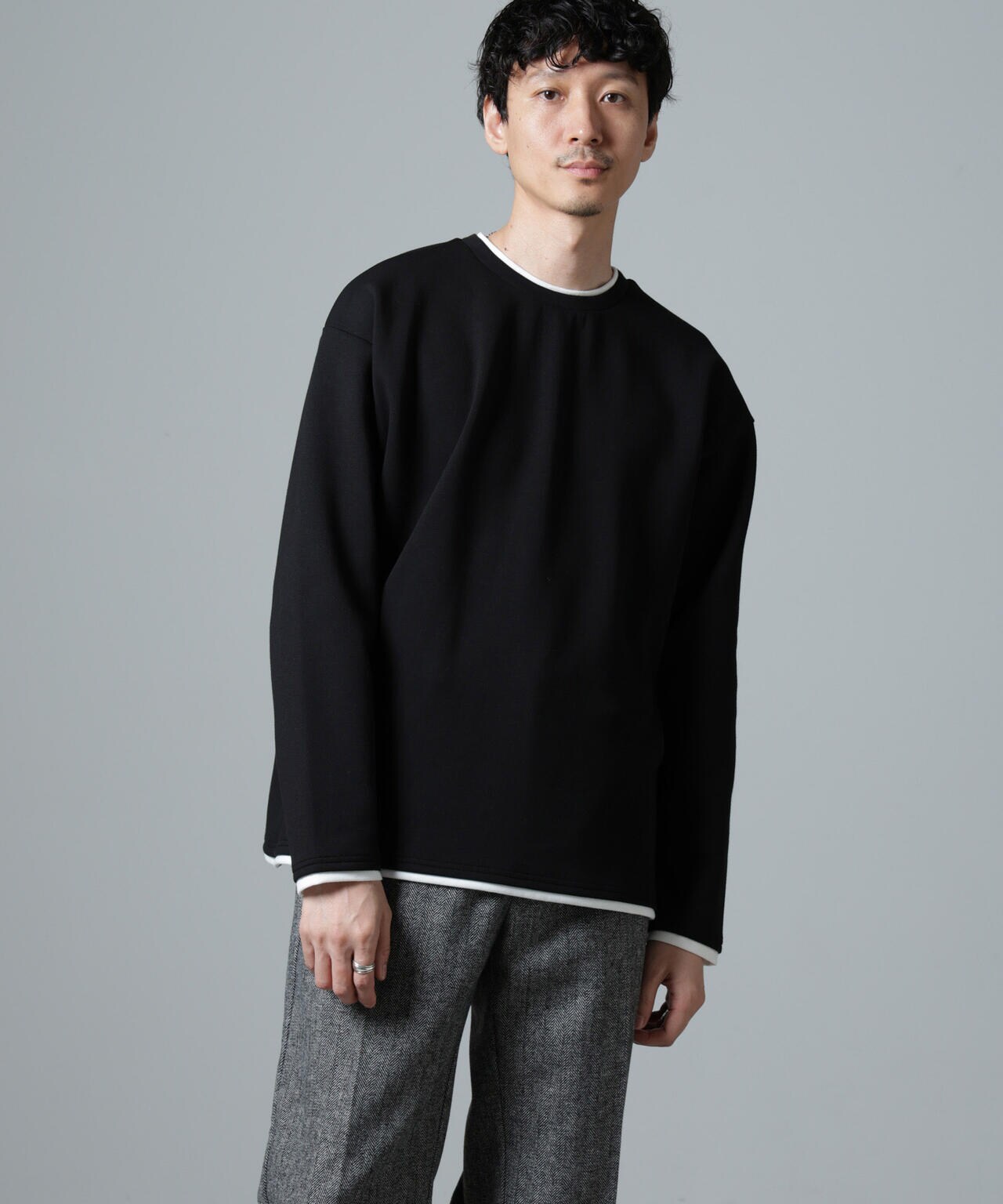 ハンドステッチプルオーバー 長袖 6724223239