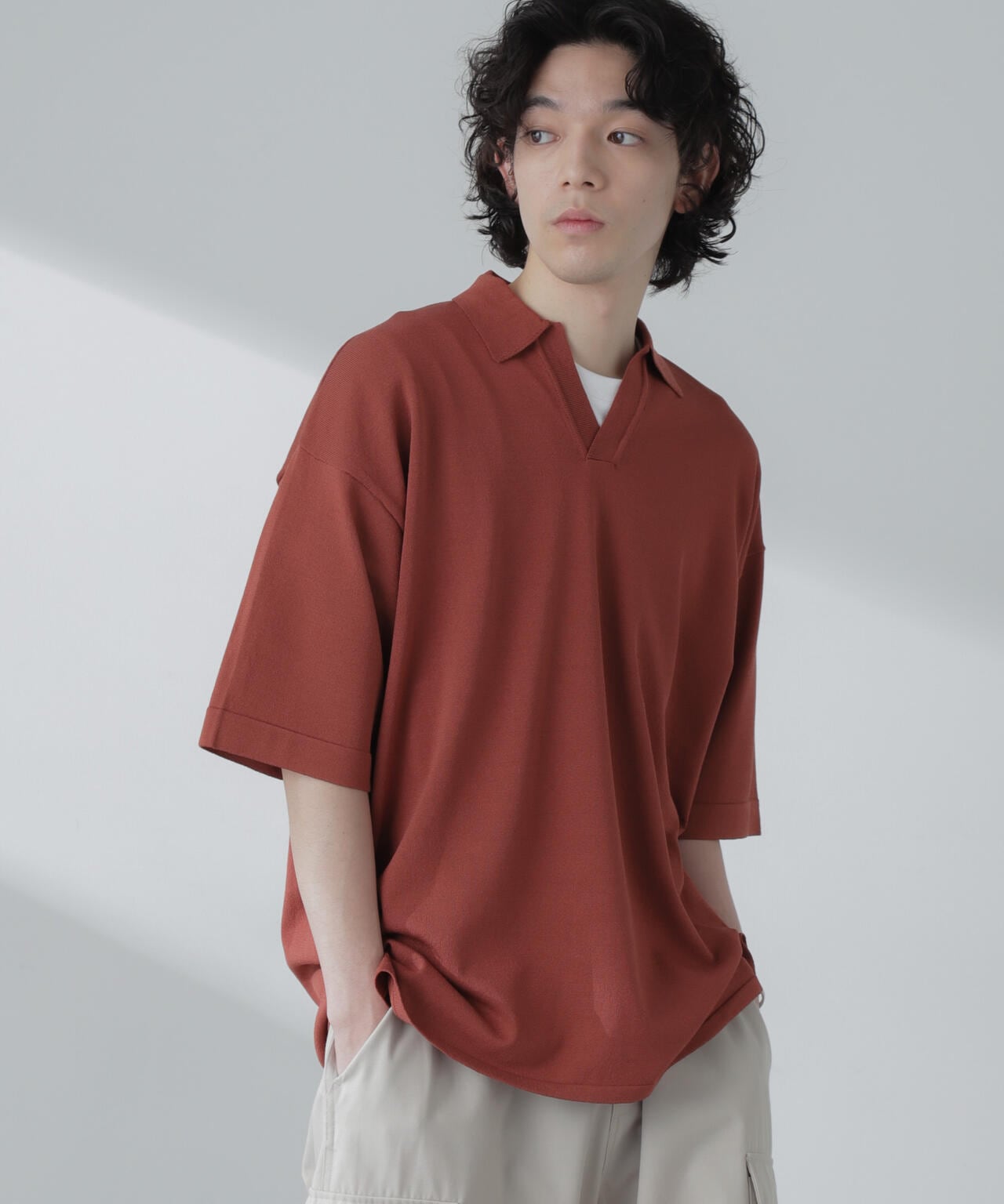 リラックススキッパーポロシャツ 半袖 6724122212