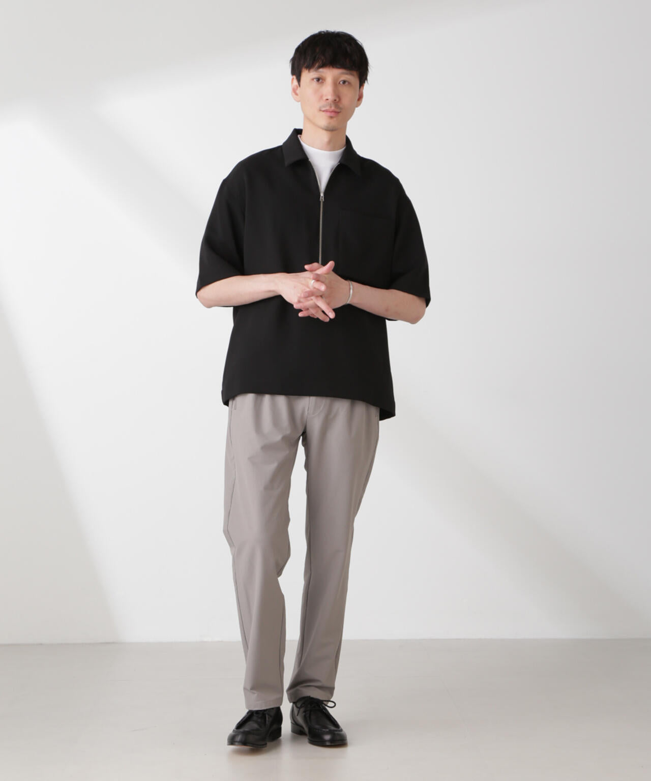 Epoche ハーフZIPシャツ 6685121208