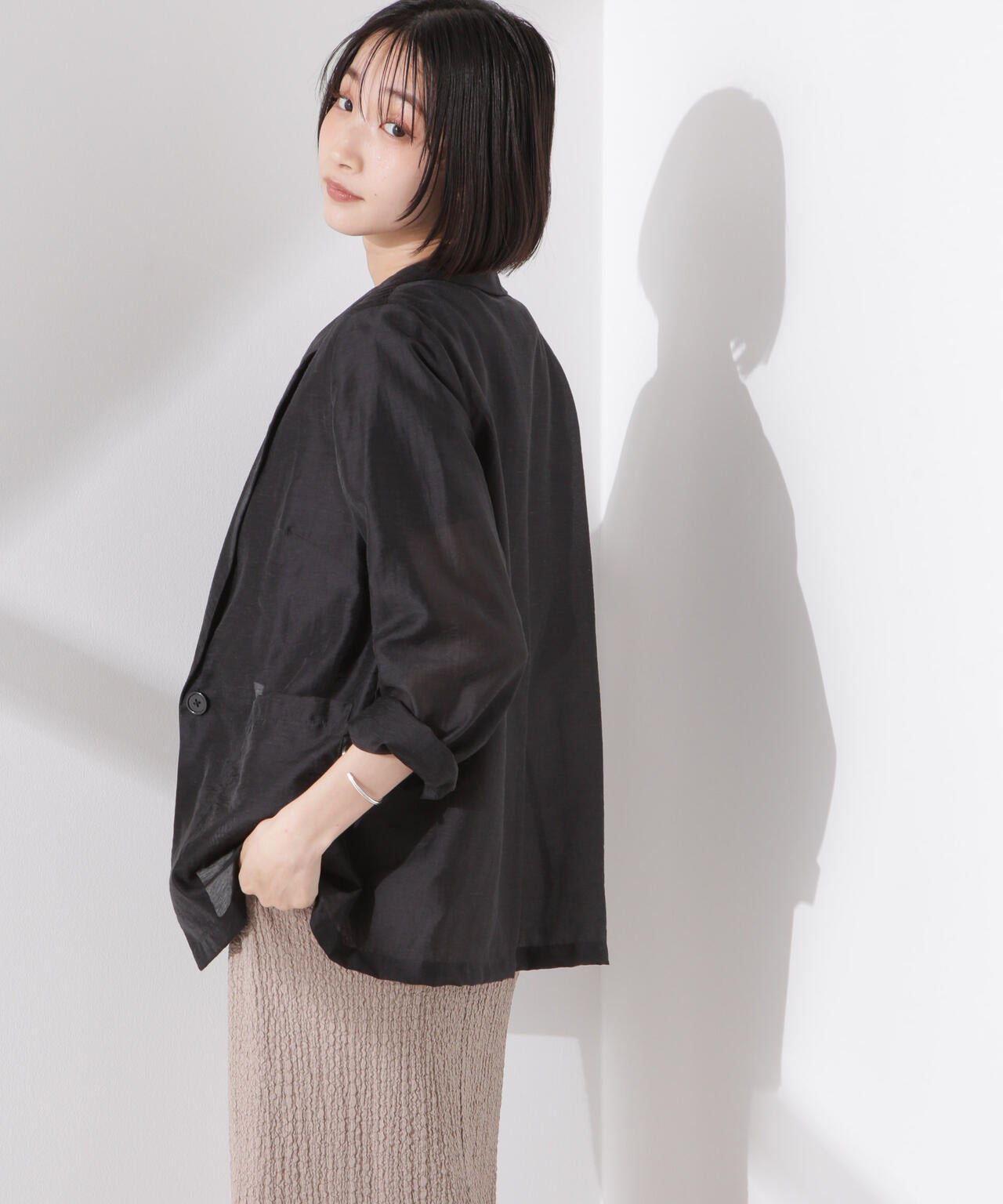 シアーシングルジャケット 6735116307