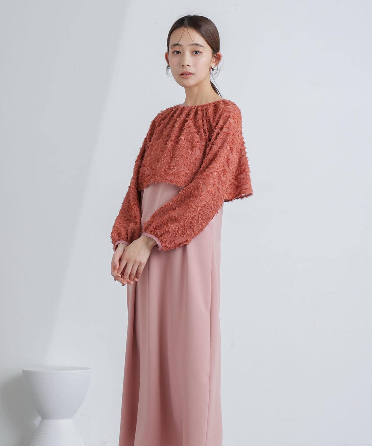 前後2WAYボレロ付きキャミワンピース 6694119309