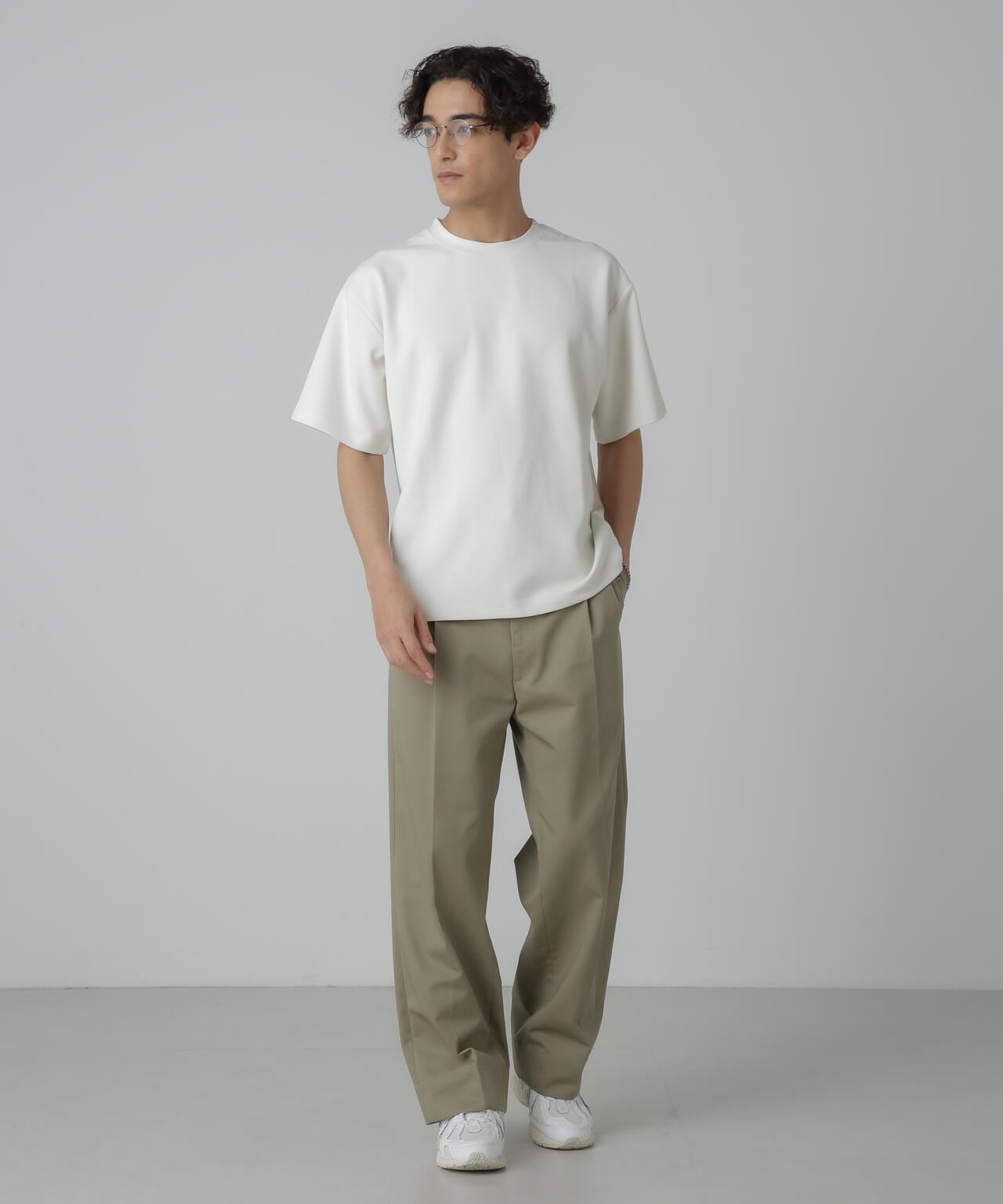 梨地ダンボールリラックスTシャツ(セットアップ可) 6724124230