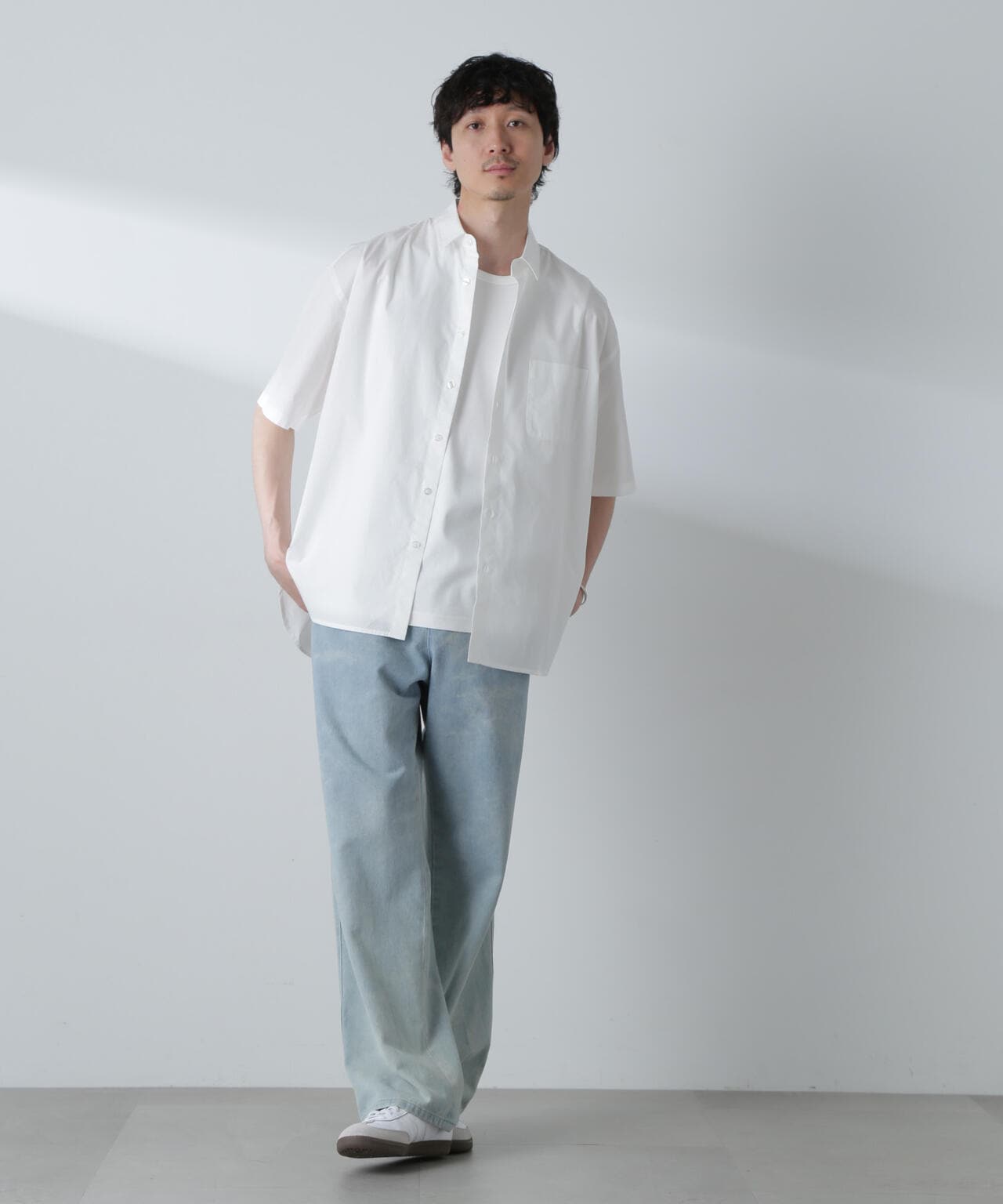 BIGシャンブレーシャツ 半袖 6724221215