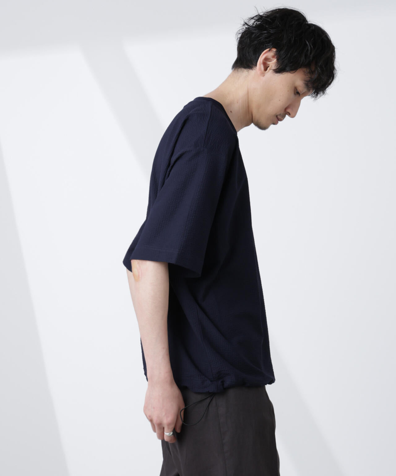 シルケットサッカーワイドTシャツ 半袖 6725124210