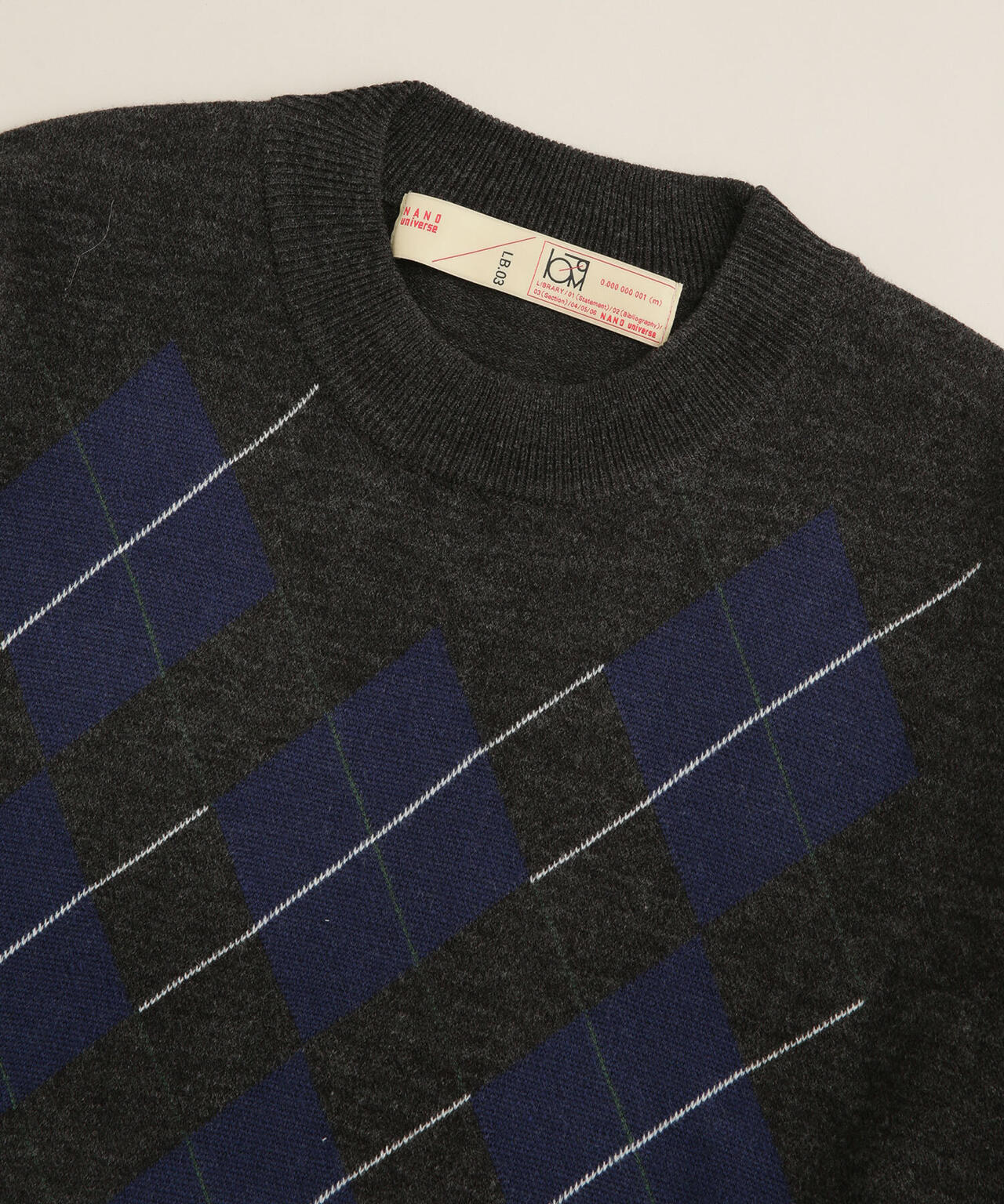 LB.03/アーガイルクルーネックニット 6682222213