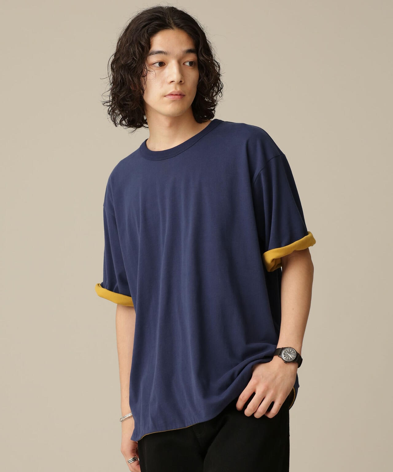 LB.03/リバーシブルクルーネックTシャツ 6682224205