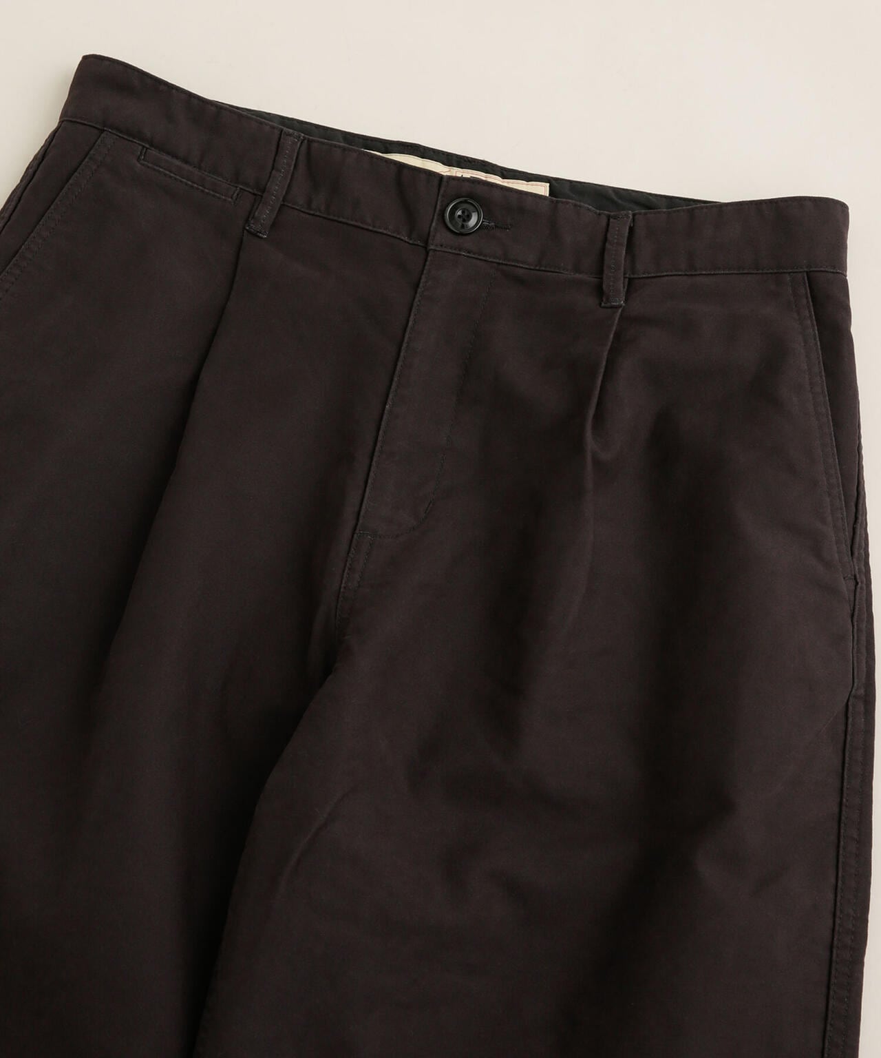 LB.03/モールスキンワンタックパンツ 6682227218