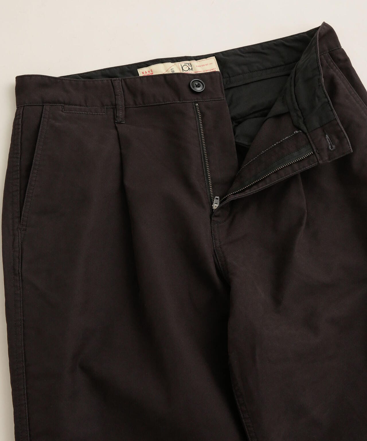 LB.03/モールスキンワンタックパンツ 6682227218