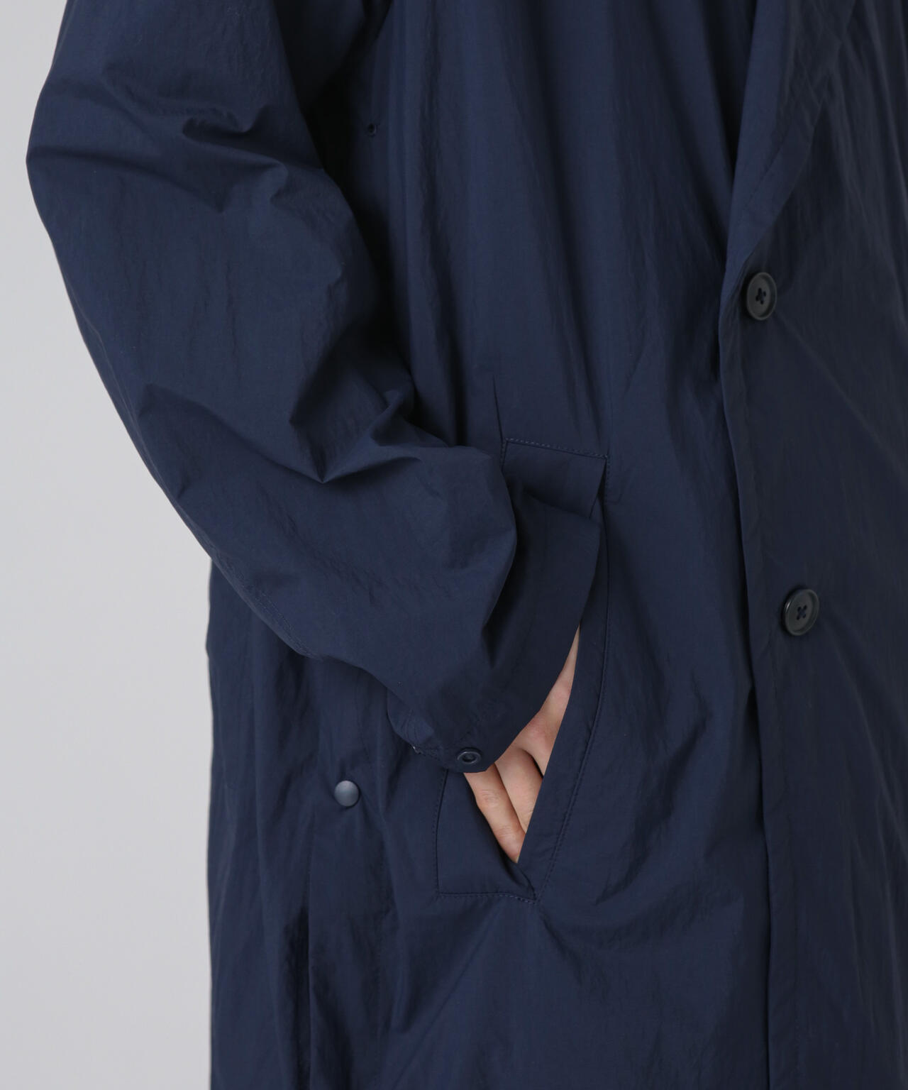 LB.03/「SQUALL PROOF」パッカブルステンカラーコート 6683111207