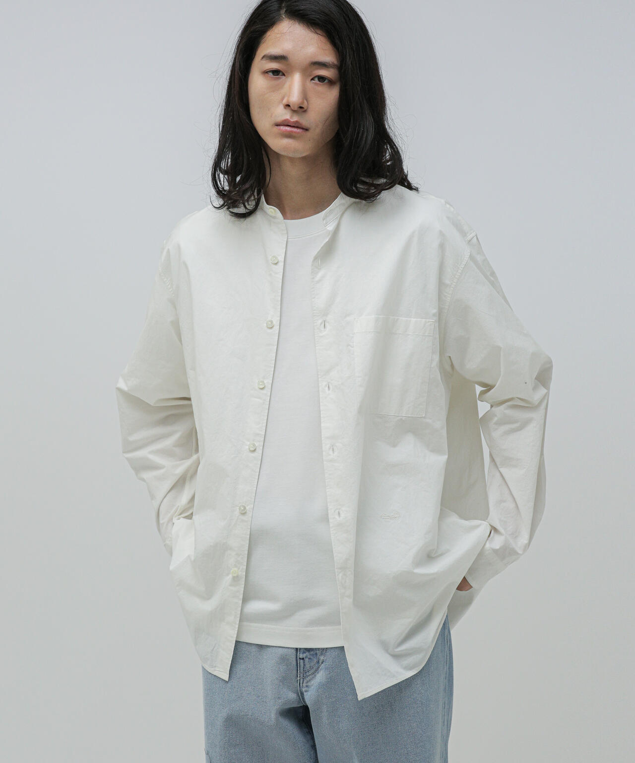 LB.03/「ESSENTIAL LINE」デタッチャブルカラーシャツ 6683120214