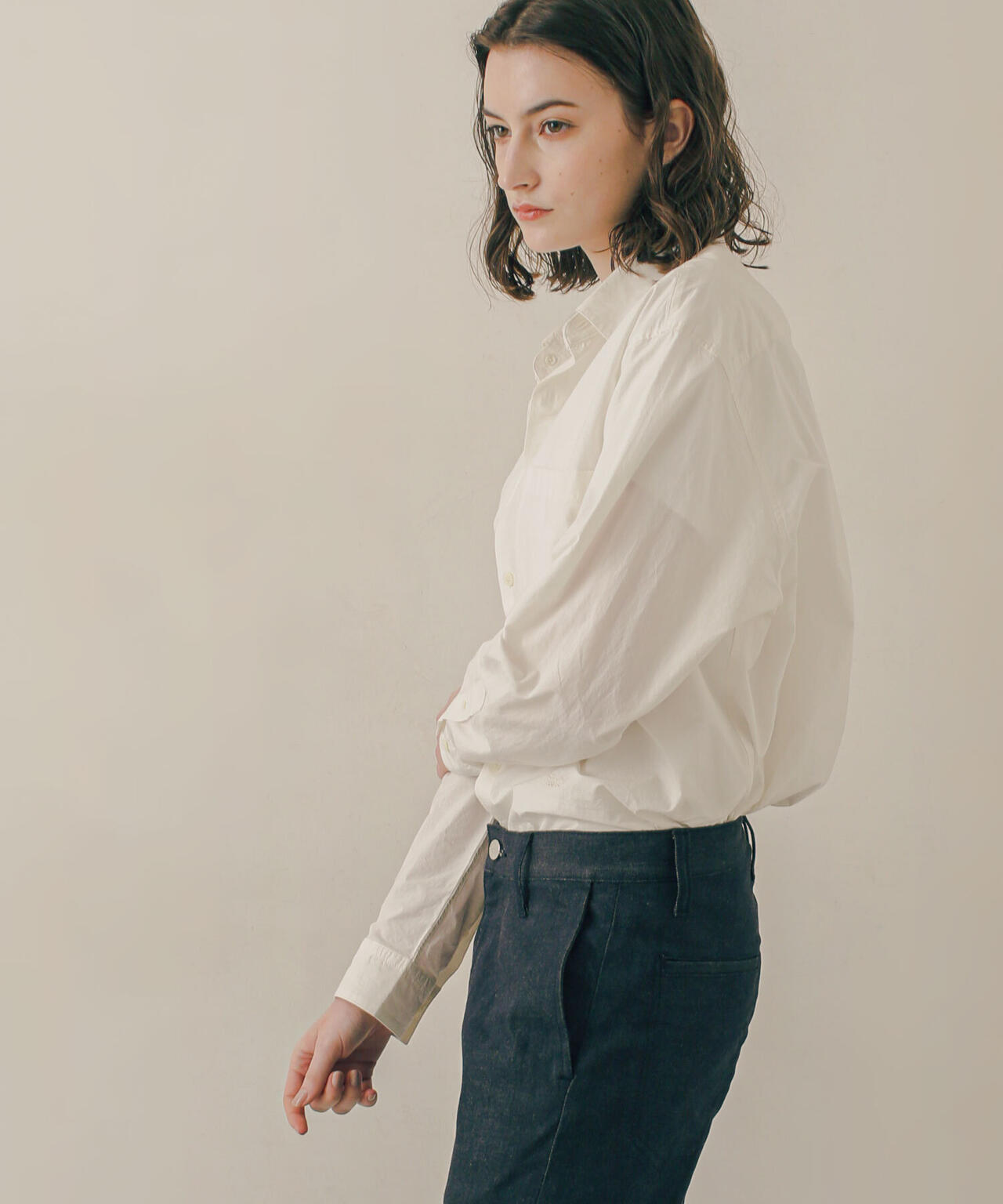 LB.03/「ESSENTIAL LINE」デタッチャブルカラーシャツ 6683120214