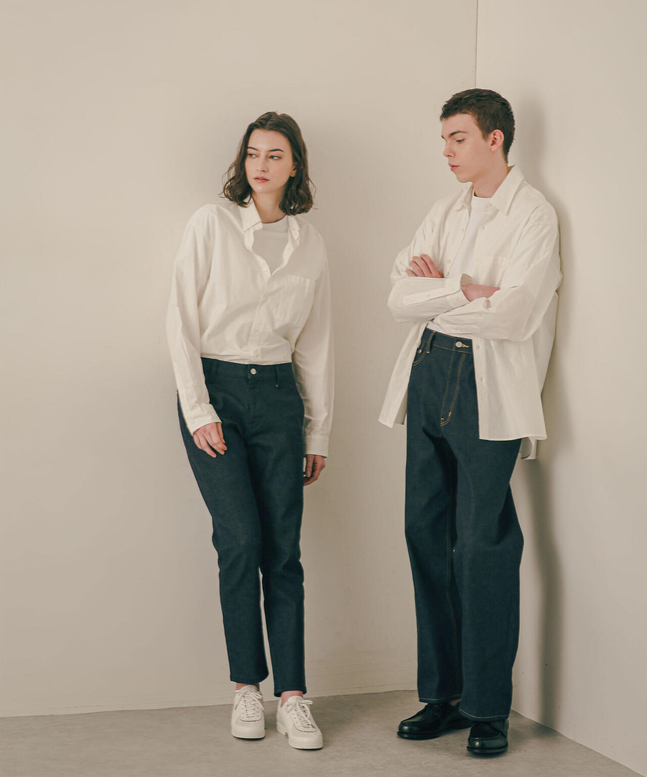 LB.03/「ESSENTIAL LINE」デタッチャブルカラーシャツ 6683120214