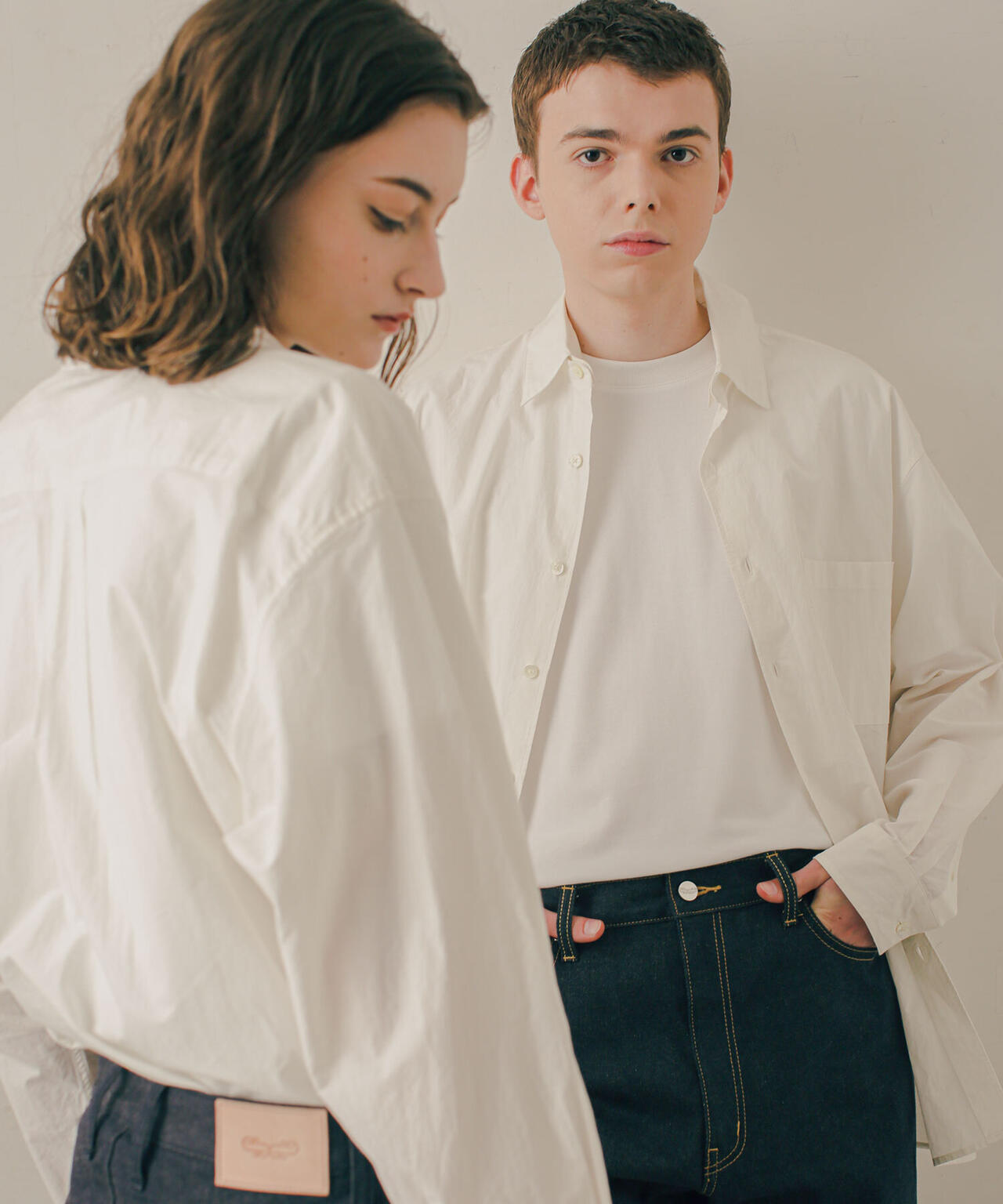 LB.03/「ESSENTIAL LINE」デタッチャブルカラーシャツ 6683120214