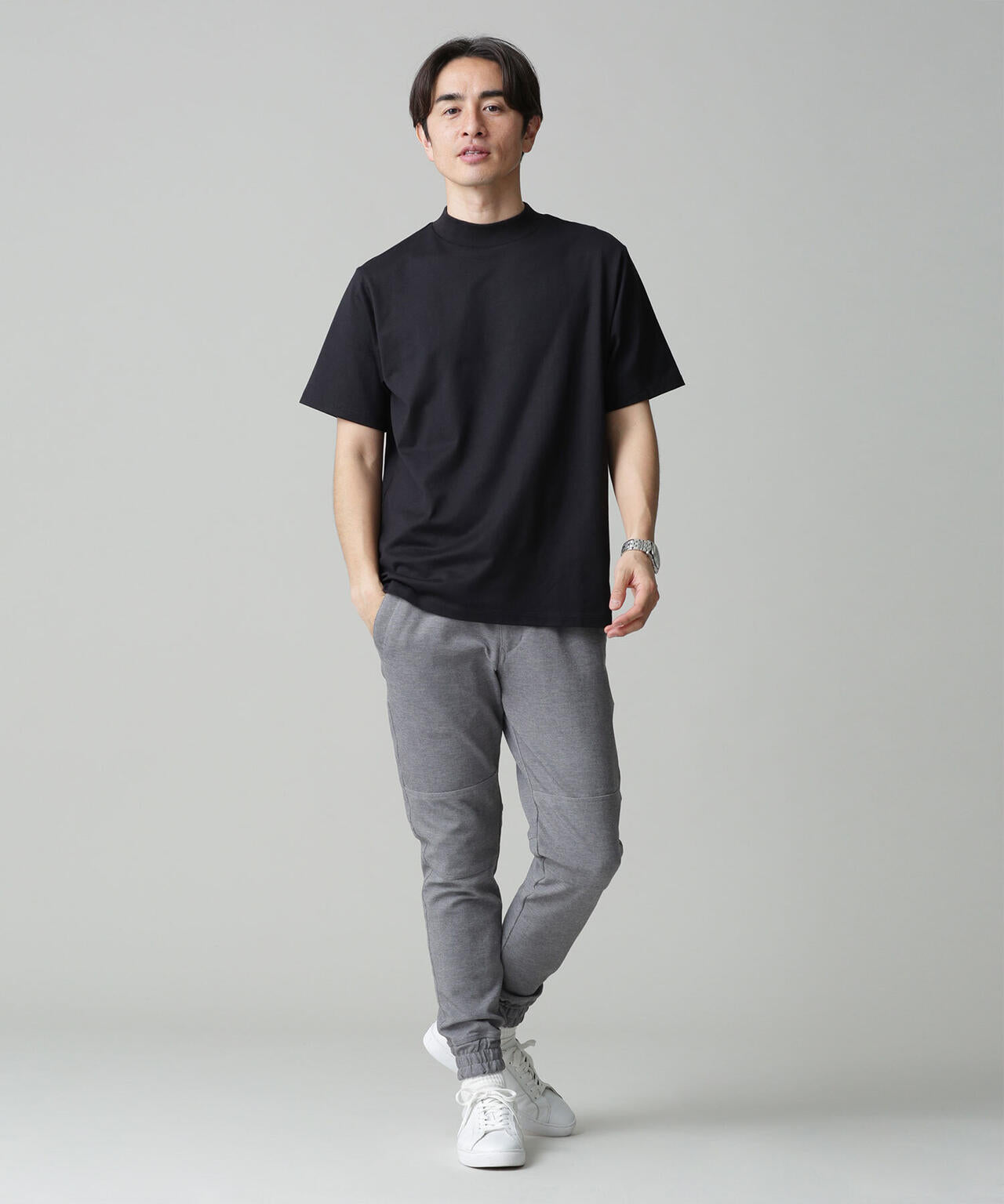LB.03/Anti Soaked 汗染み防止 モックネックTシャツ 6683124203
