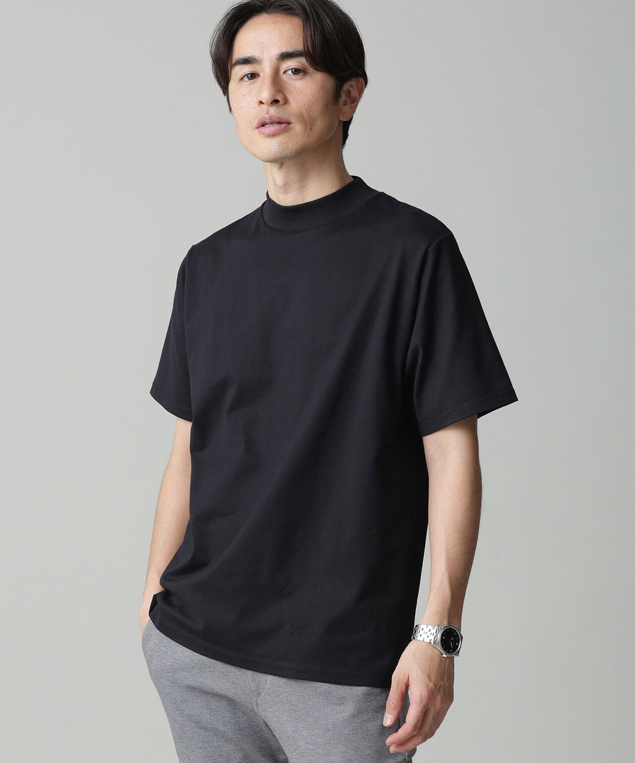 LB.03/Anti Soaked 汗染み防止 モックネックTシャツ 6683124203