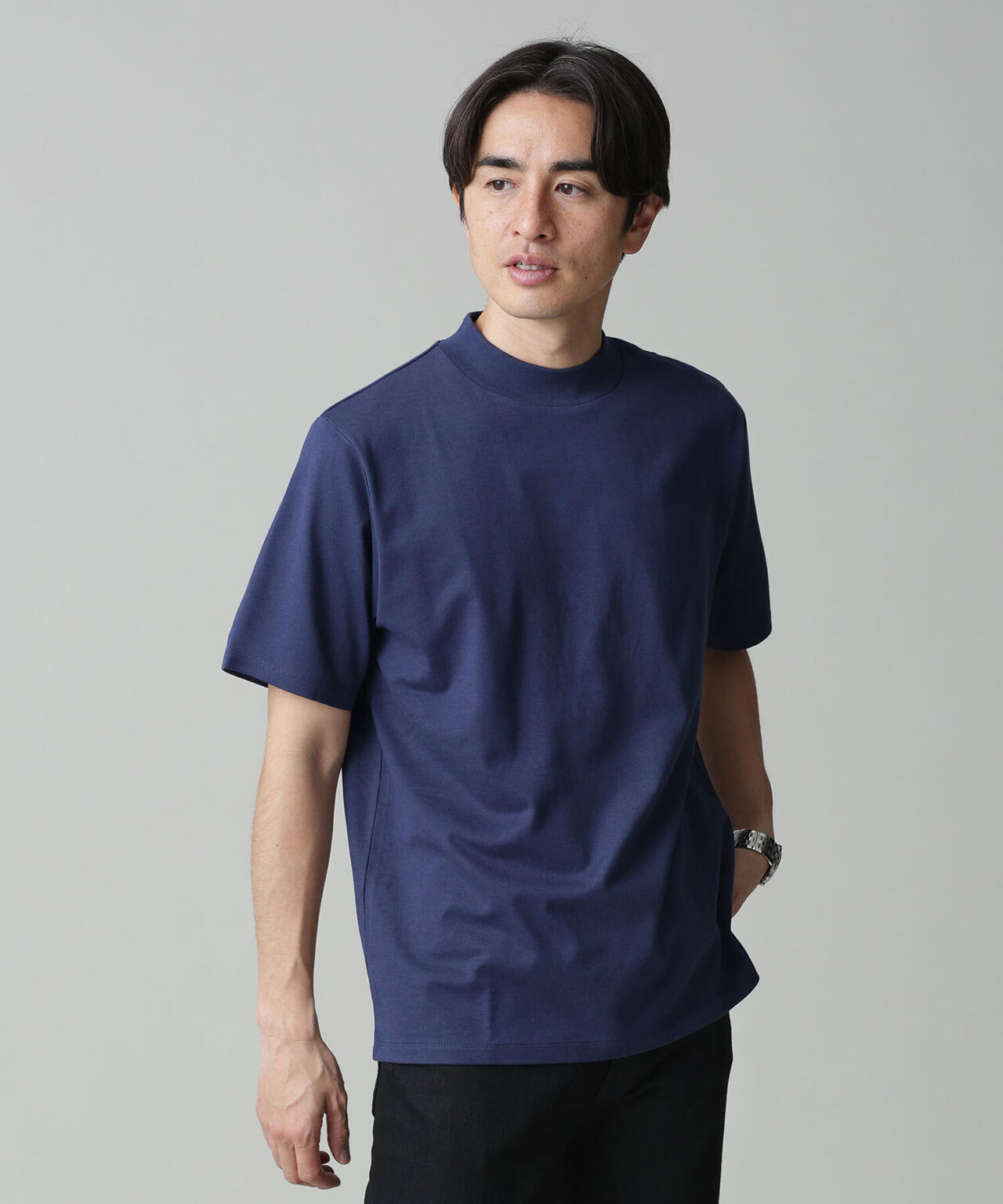 LB.03/Anti Soaked 汗染み防止 モックネックTシャツ 6683124203