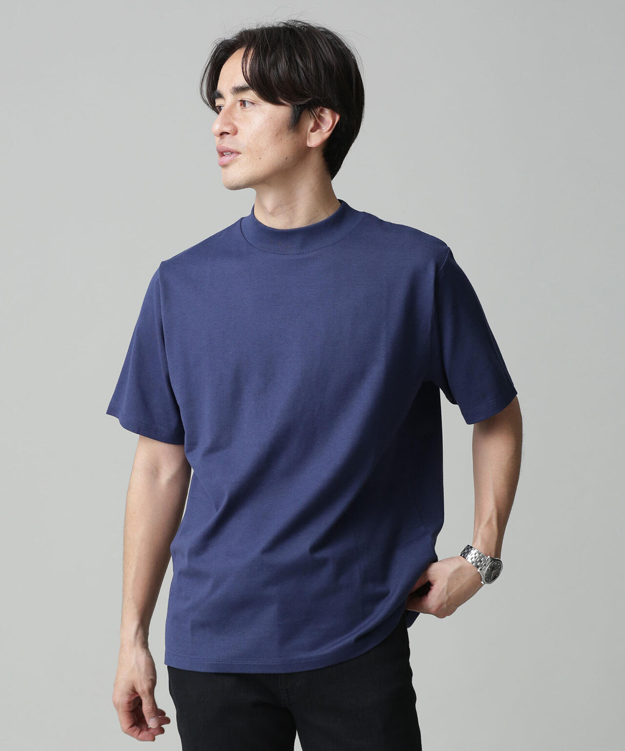 LB.03/Anti Soaked 汗染み防止 モックネックTシャツ 6683124203