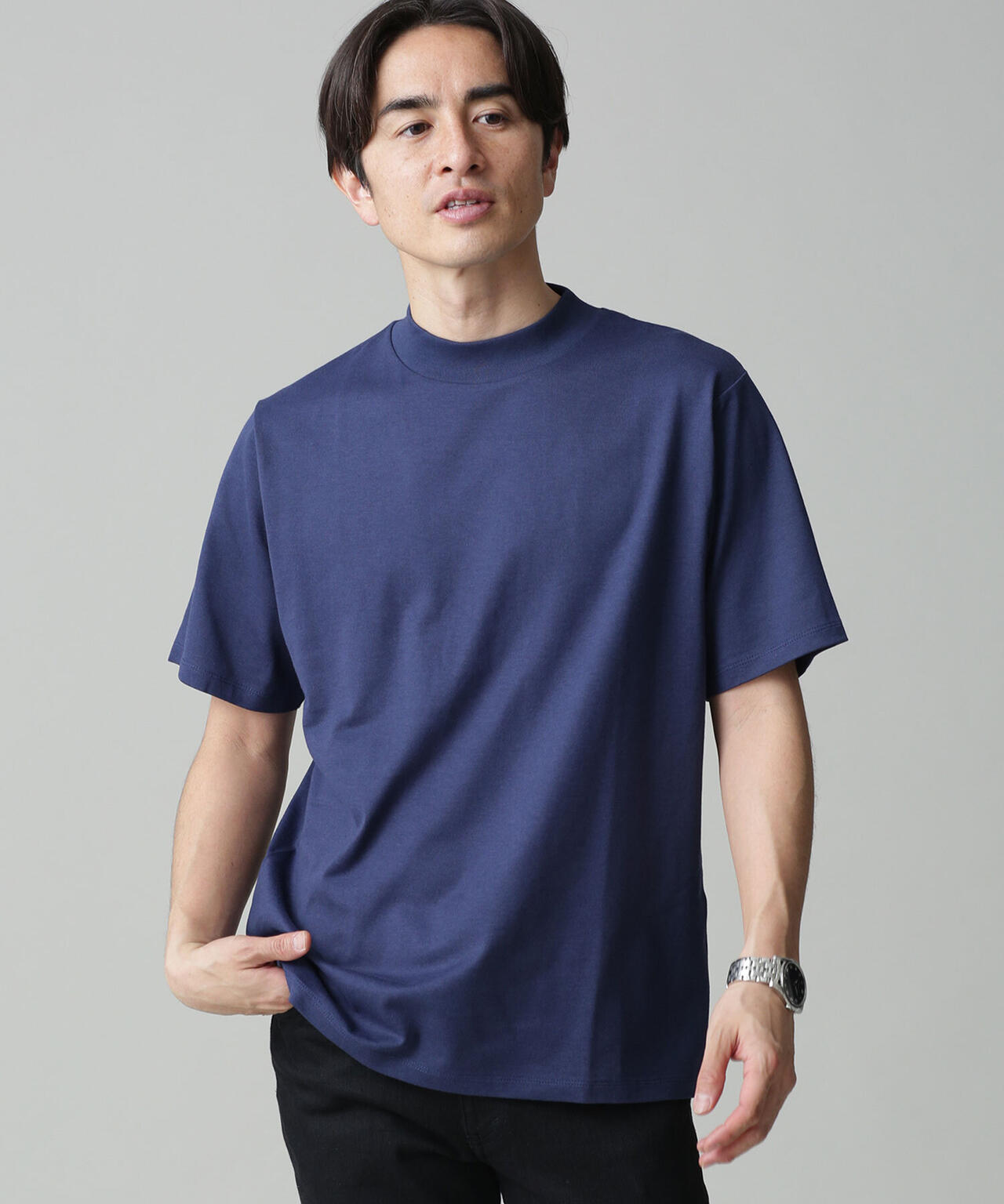 LB.03/Anti Soaked 汗染み防止 モックネックTシャツ 6683124203