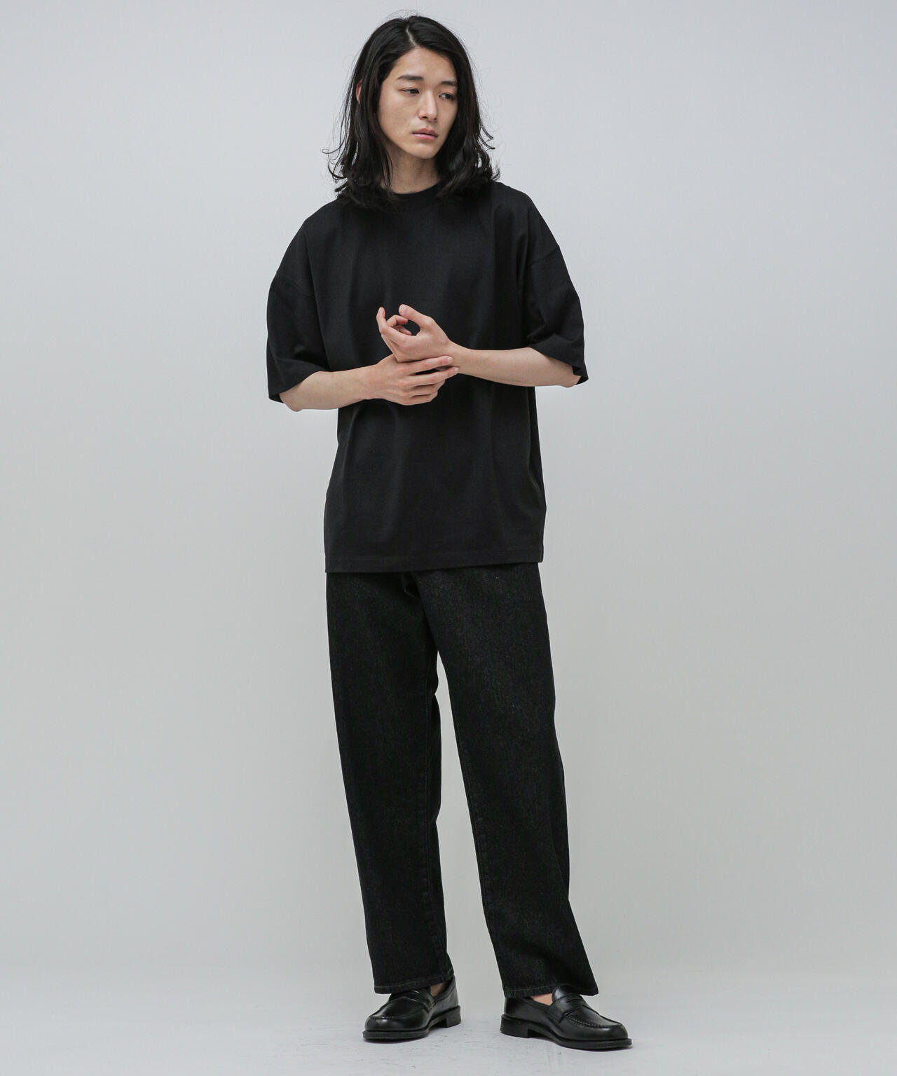 Anti Soaked 汗染み防止 クルービッグTシャツ 6683124204